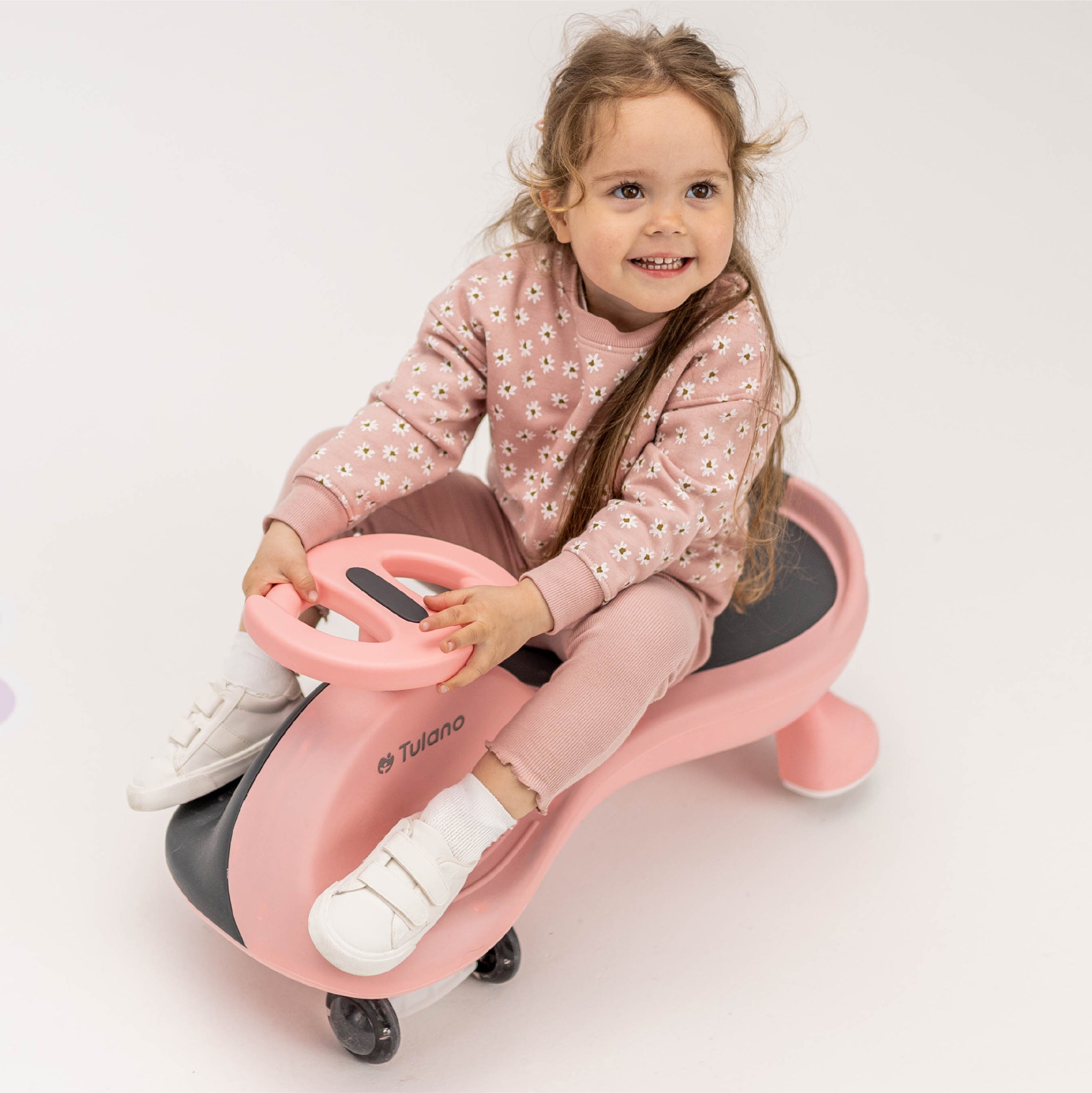 Gravitační odrážedlo pro děti LED Tulano Focus 35 Pink