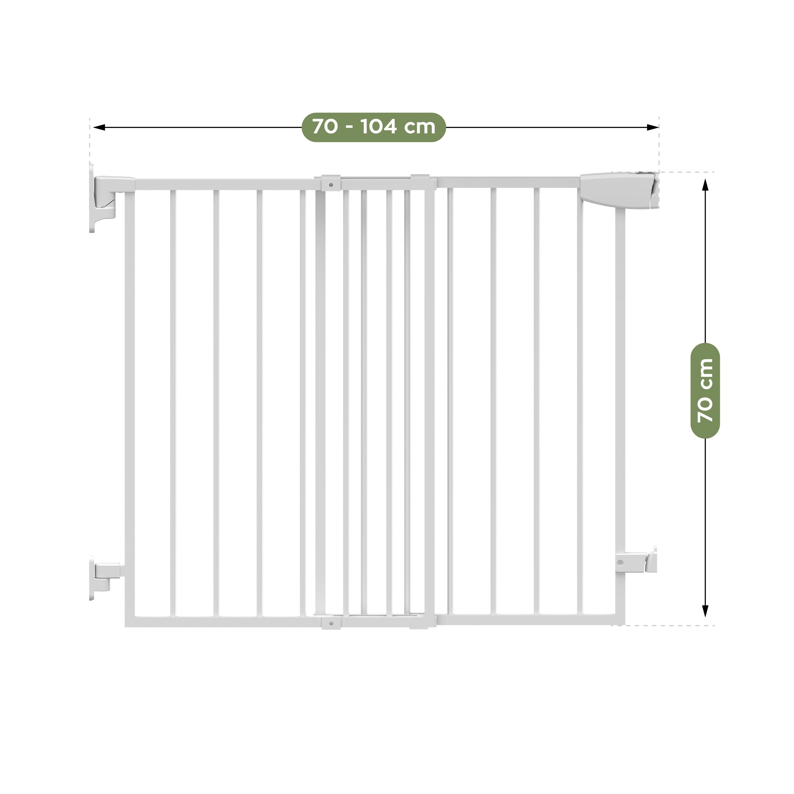 Schodišťová zábrana Tulano Guardian 1.0 White