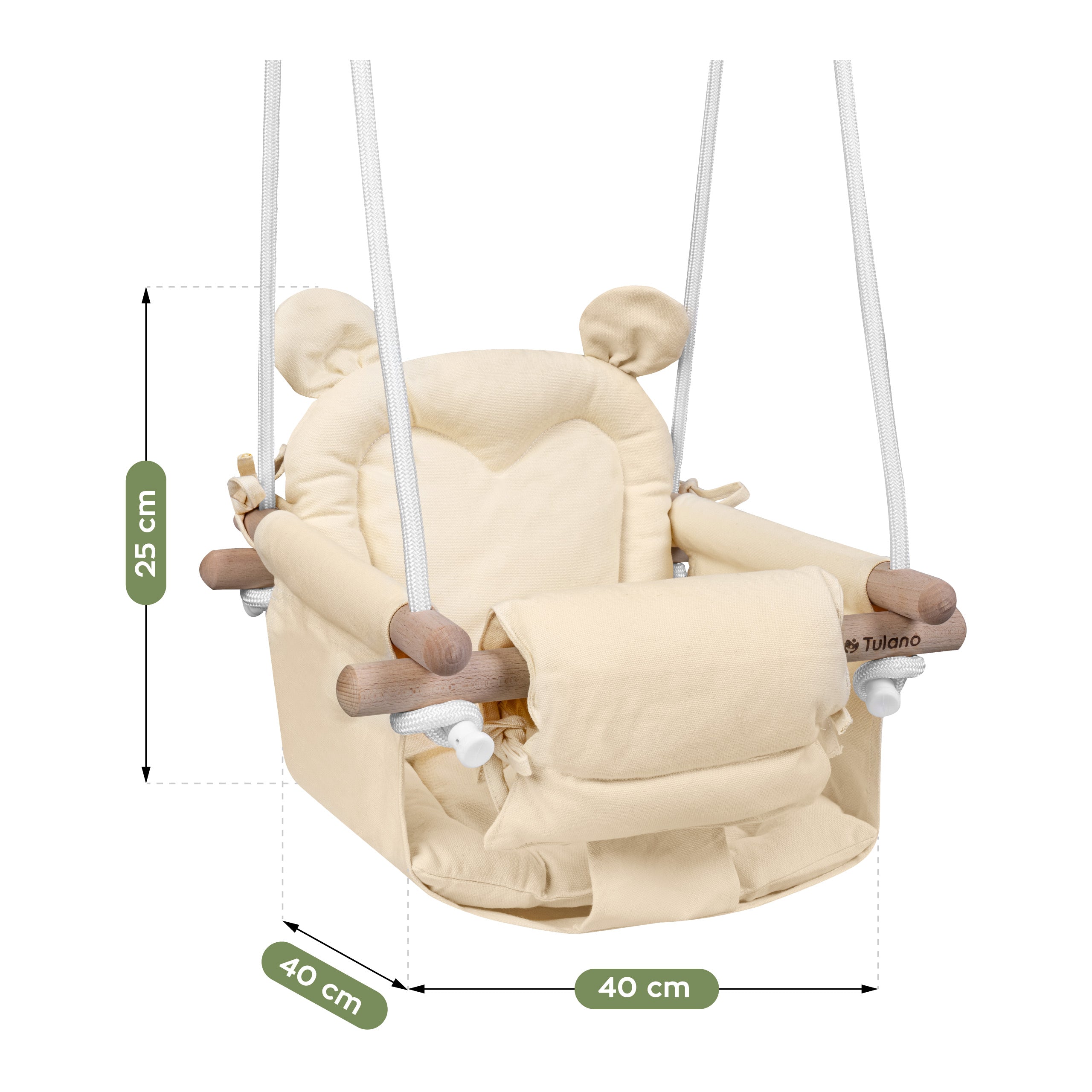 Dětská houpačka TULANO Hop 30 Beige