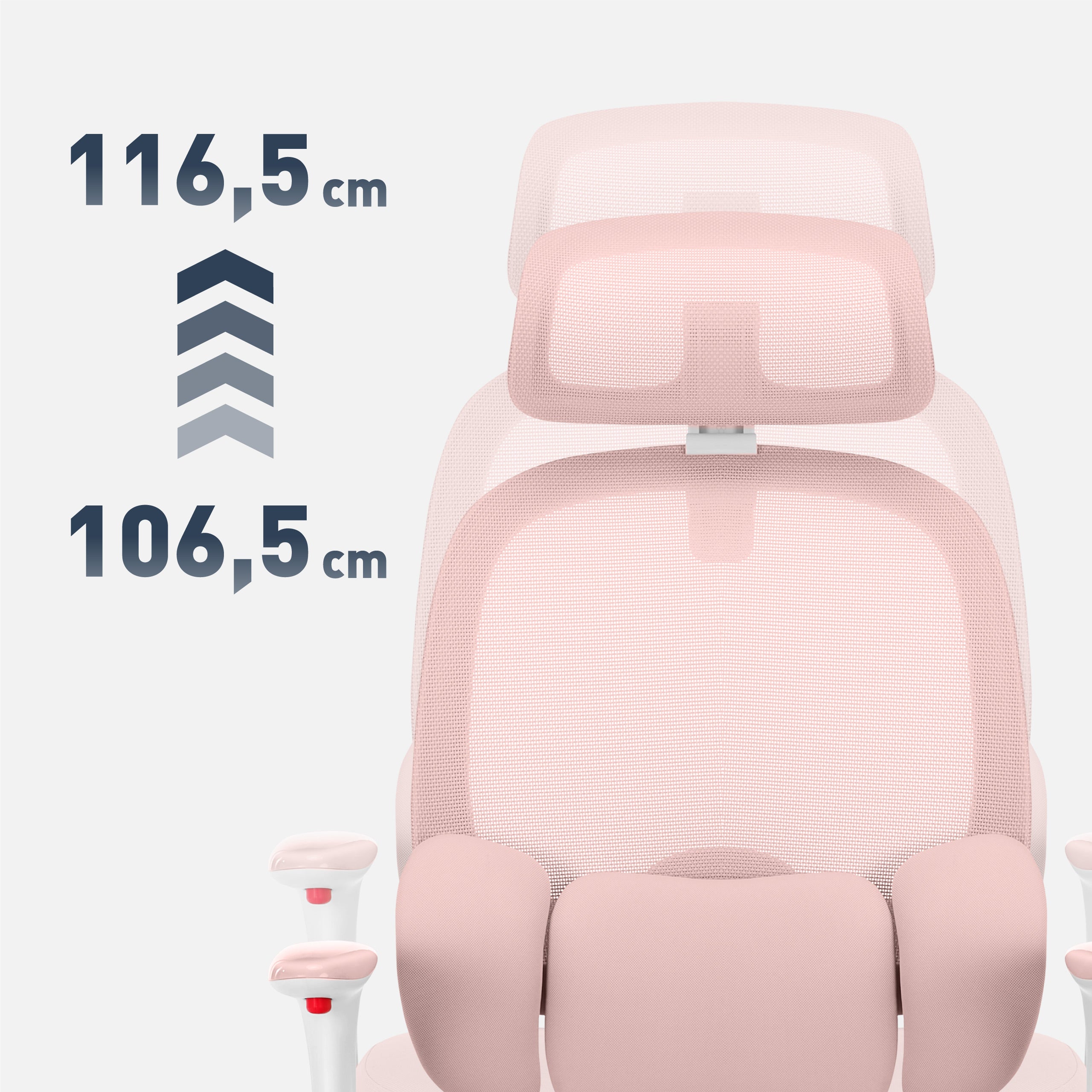 Nastavitelná výška - perfektní přizpůsobení vašemu stolu