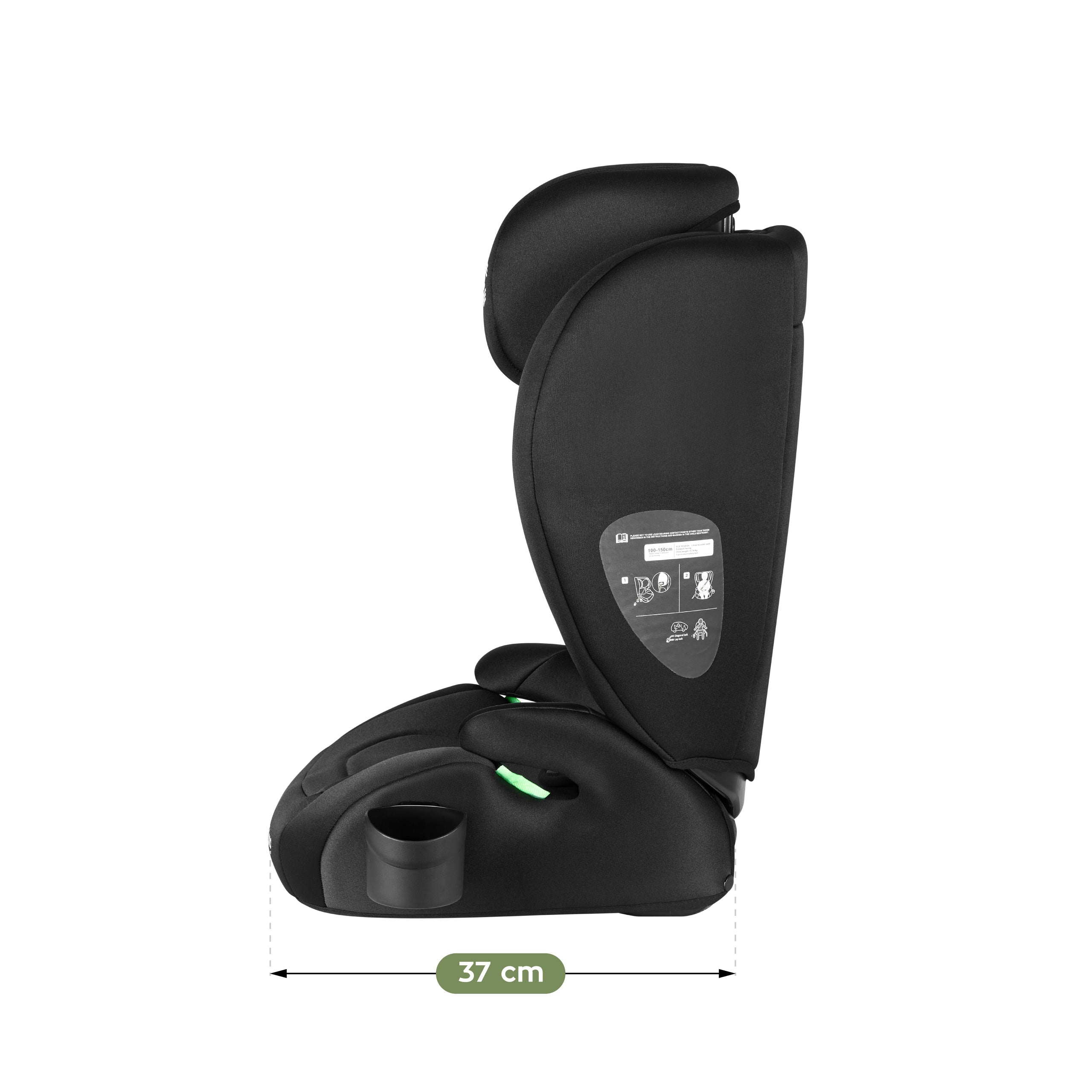 Autosedačka Tulano Joy 20 Black 100–150cm I-size