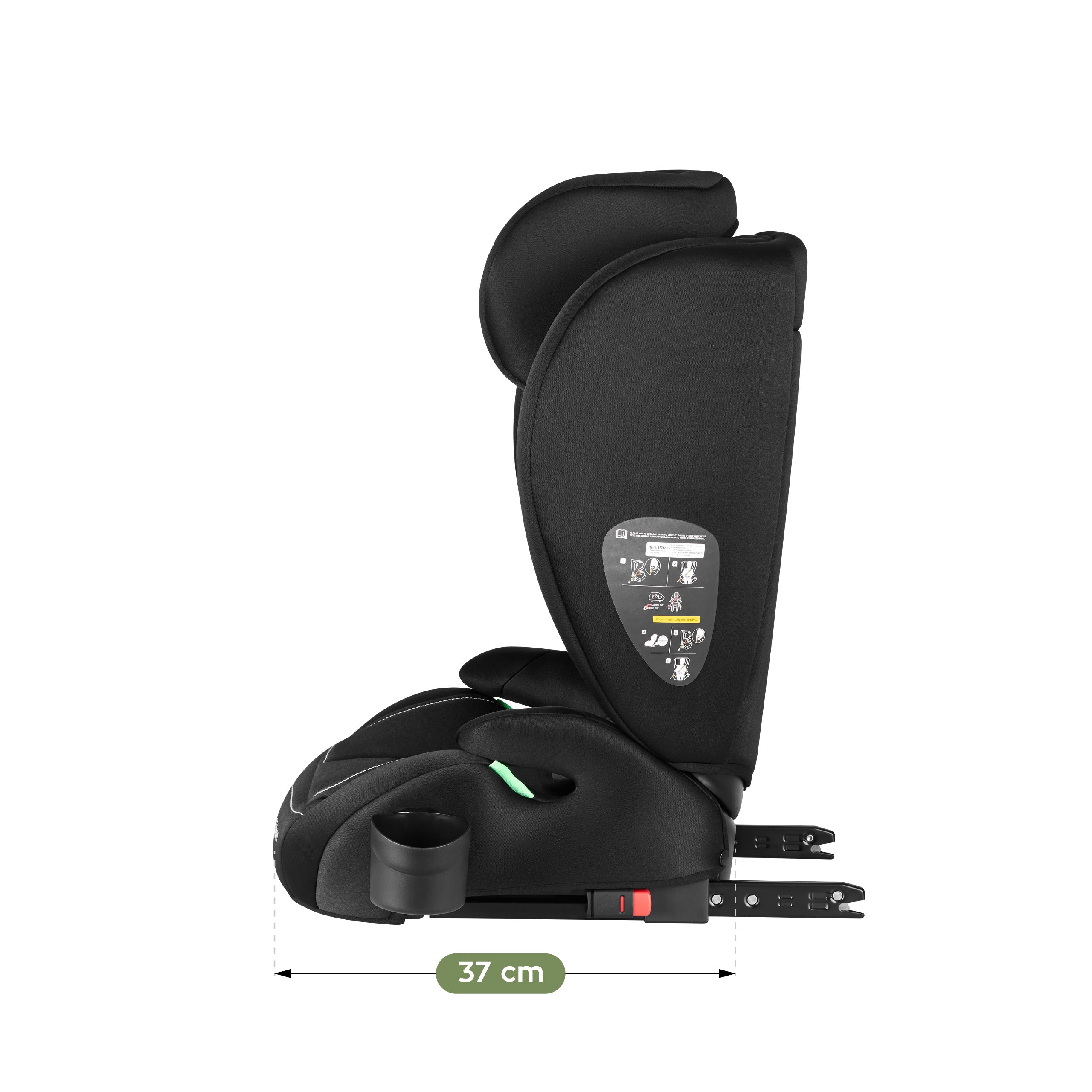 Autosedačka Tulano Joy 25 Black 100-150cm I-size