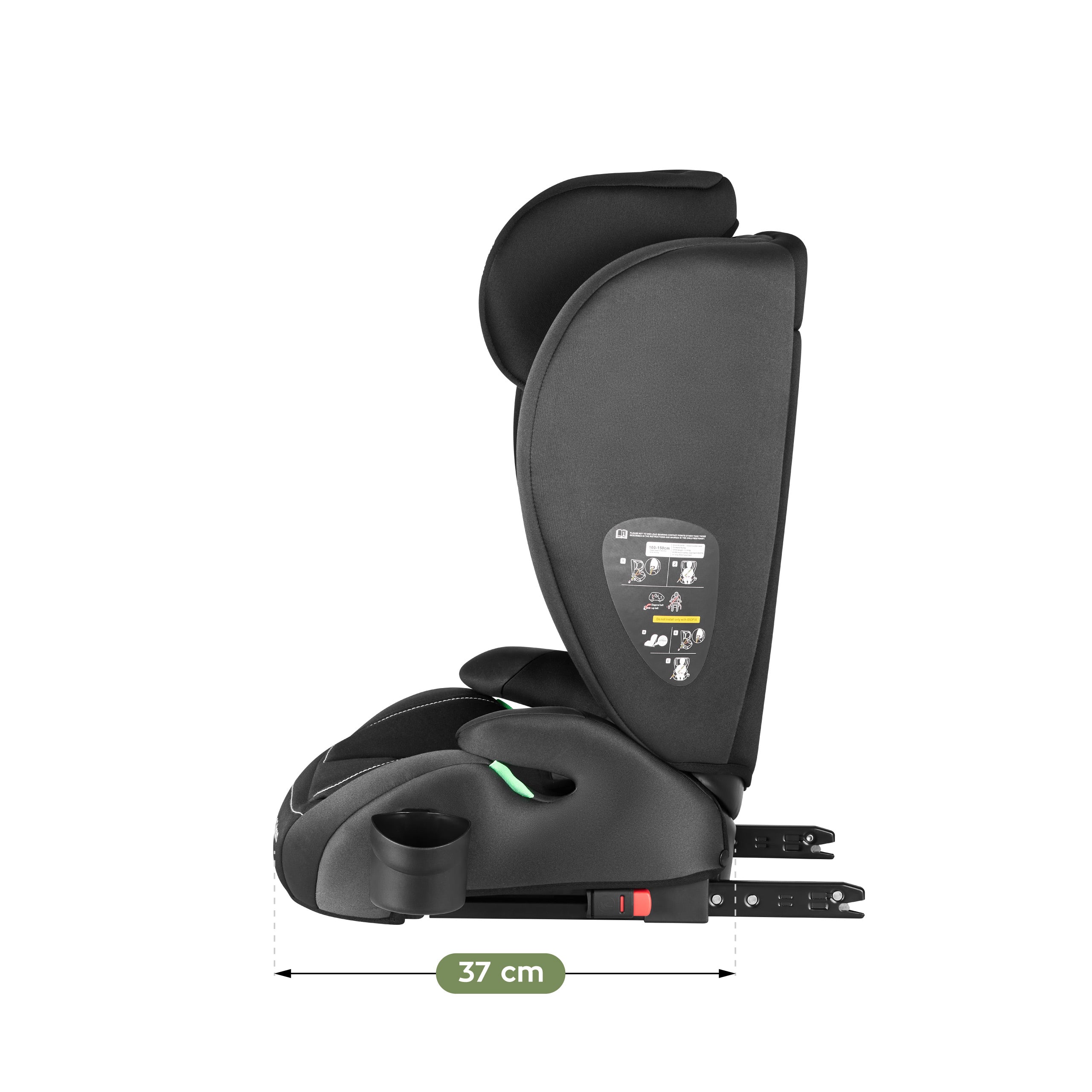 Autosedačka Tulano Joy 25 Black-Grey 100-150cm I-size