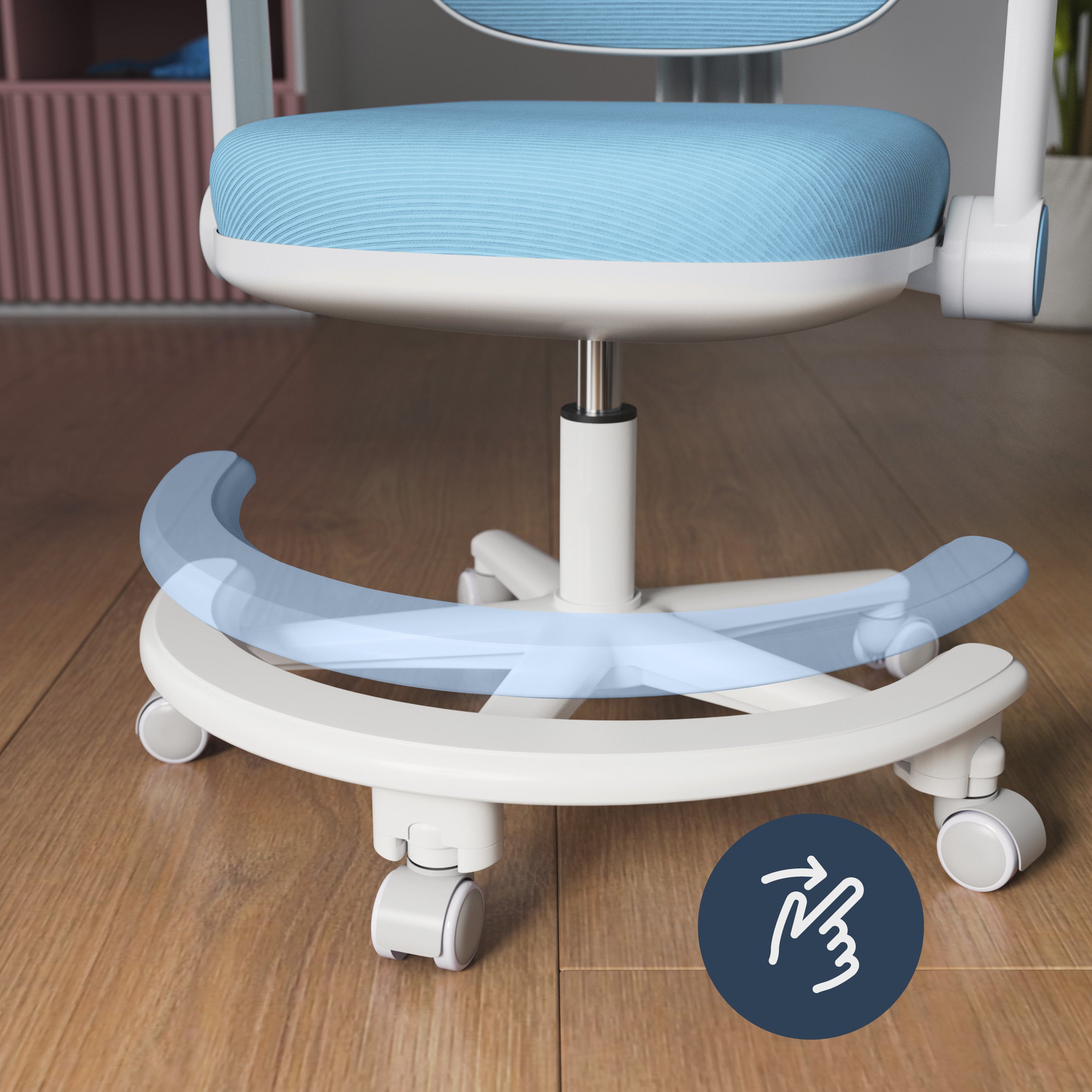 Ergonomická dětská židle Mark Adler Junior 3.6 Blue