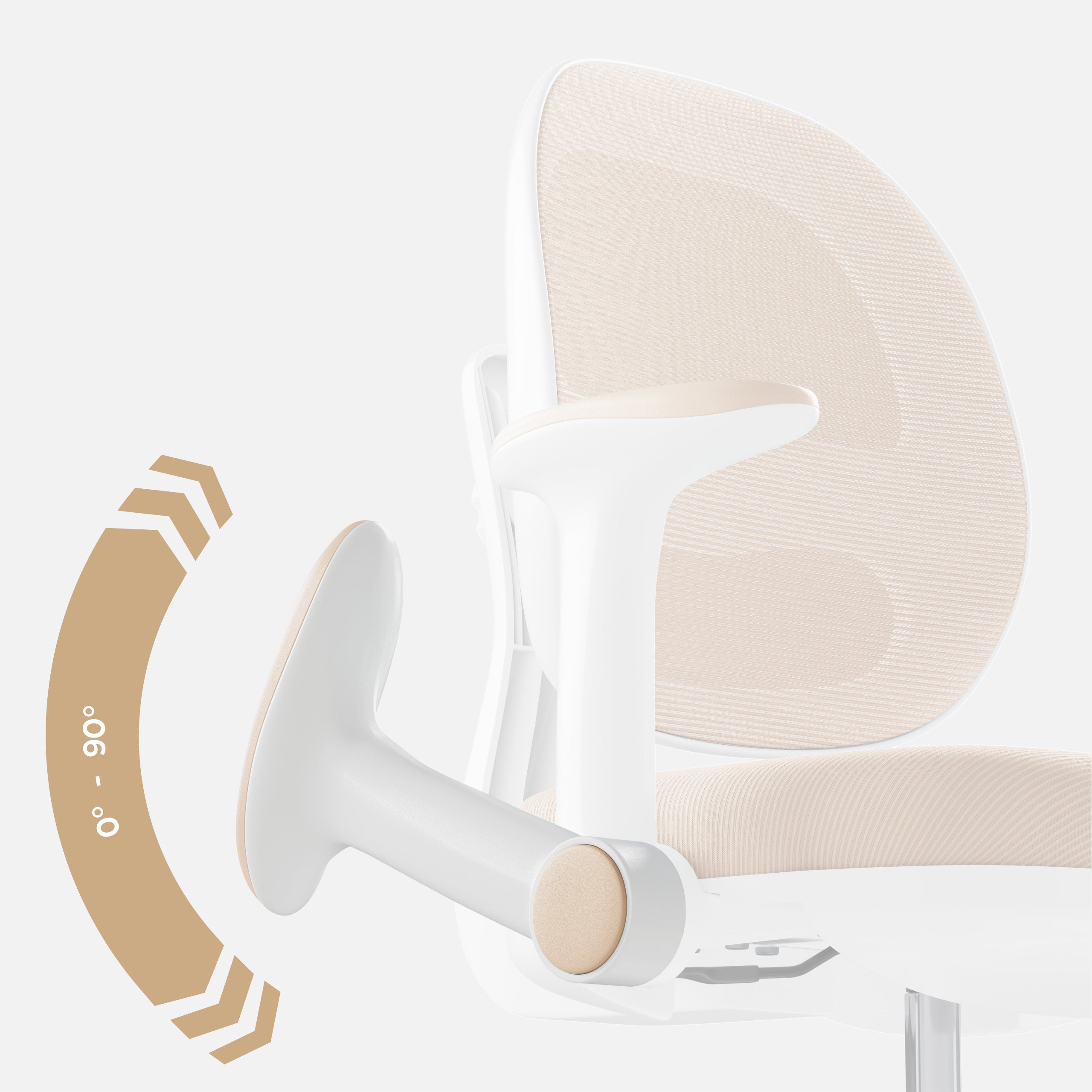 Ergonomická dětská židle k psacímu stolu Mark Adler Junior 3.6 béžová
