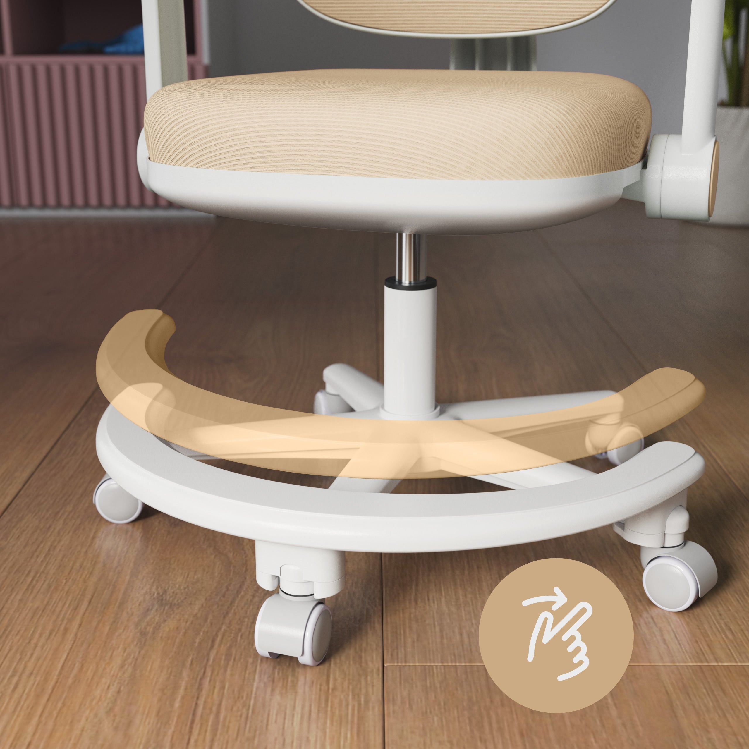 Ergonomická dětská židle k psacímu stolu Mark Adler Junior 3.6 béžová