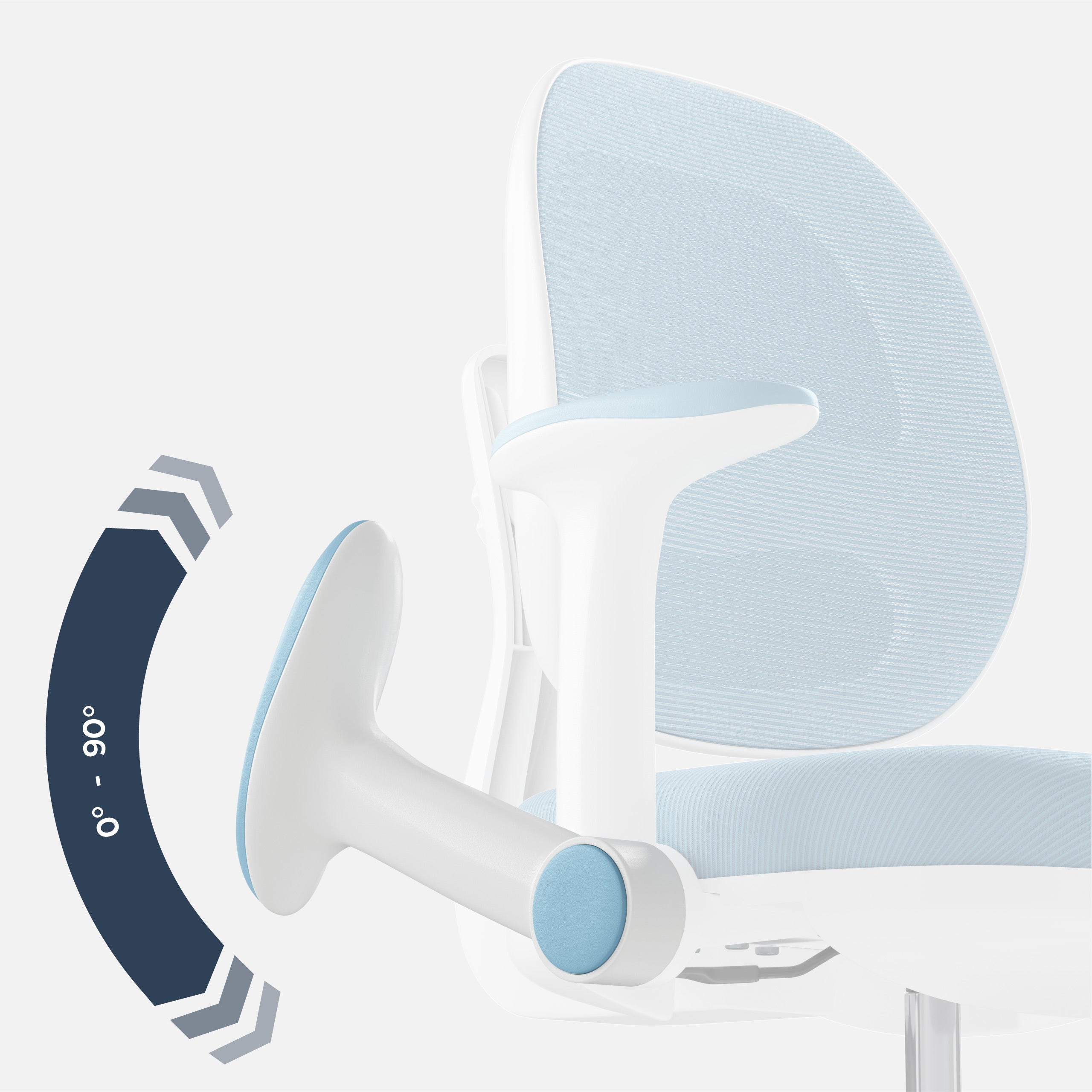 Ergonomická dětská židle Mark Adler Junior 3.6 Blue