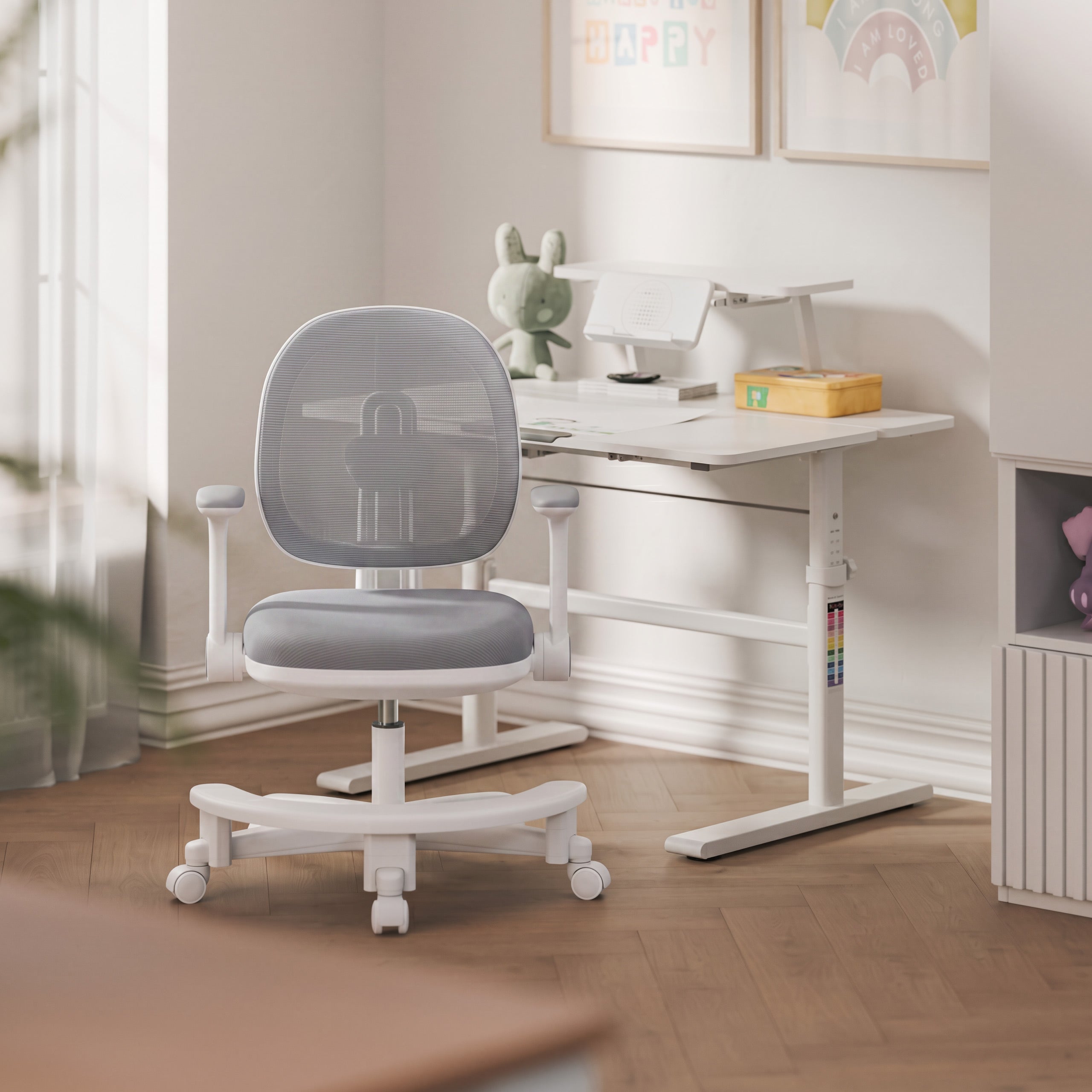 Ergonomická dětská židle k psacímu stolu Mark Adler Junior 3.6 Grey