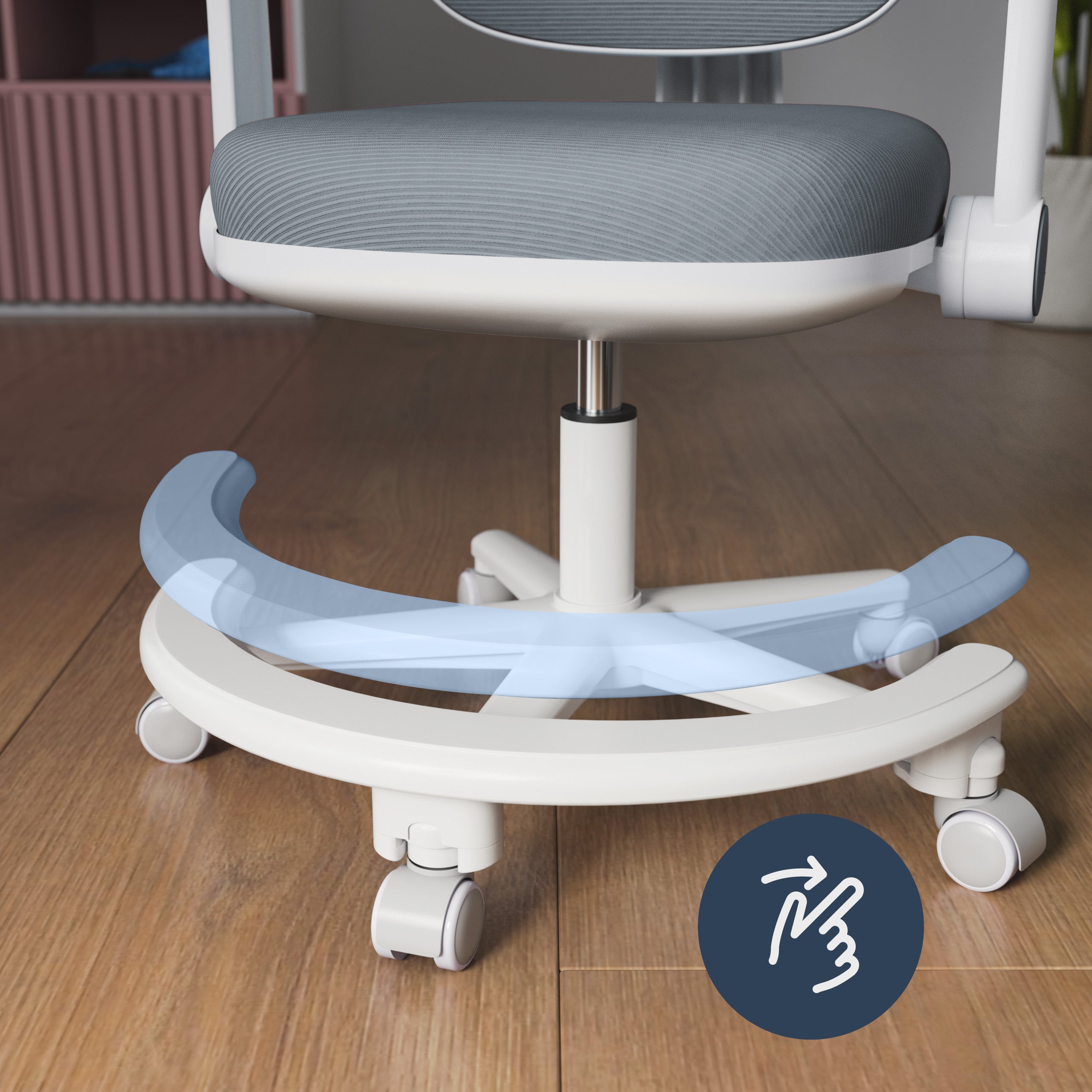 Ergonomická dětská židle k psacímu stolu Mark Adler Junior 3.6 Grey