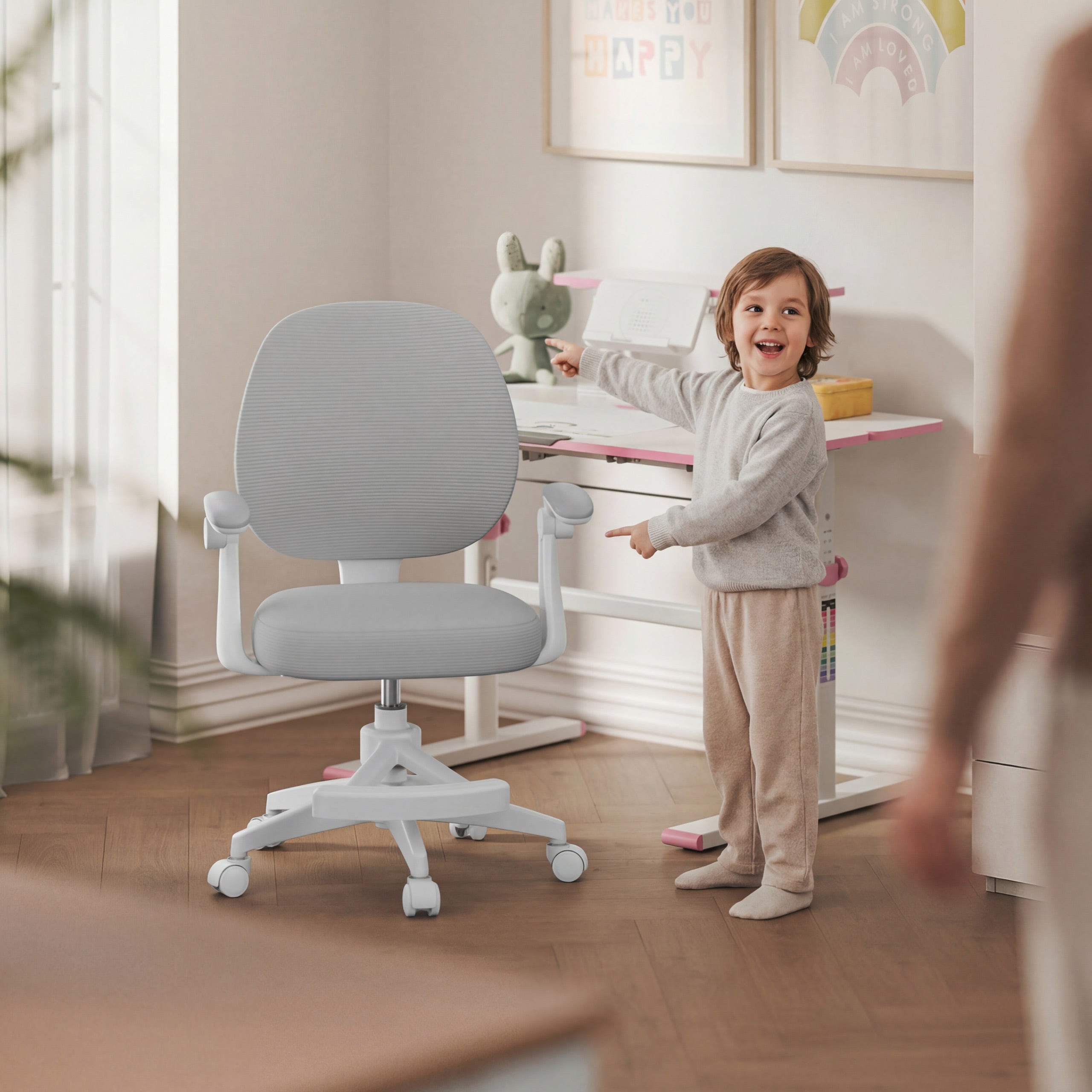 Dětské otočné křeslo Mark Adler Junior 3.1 Grey