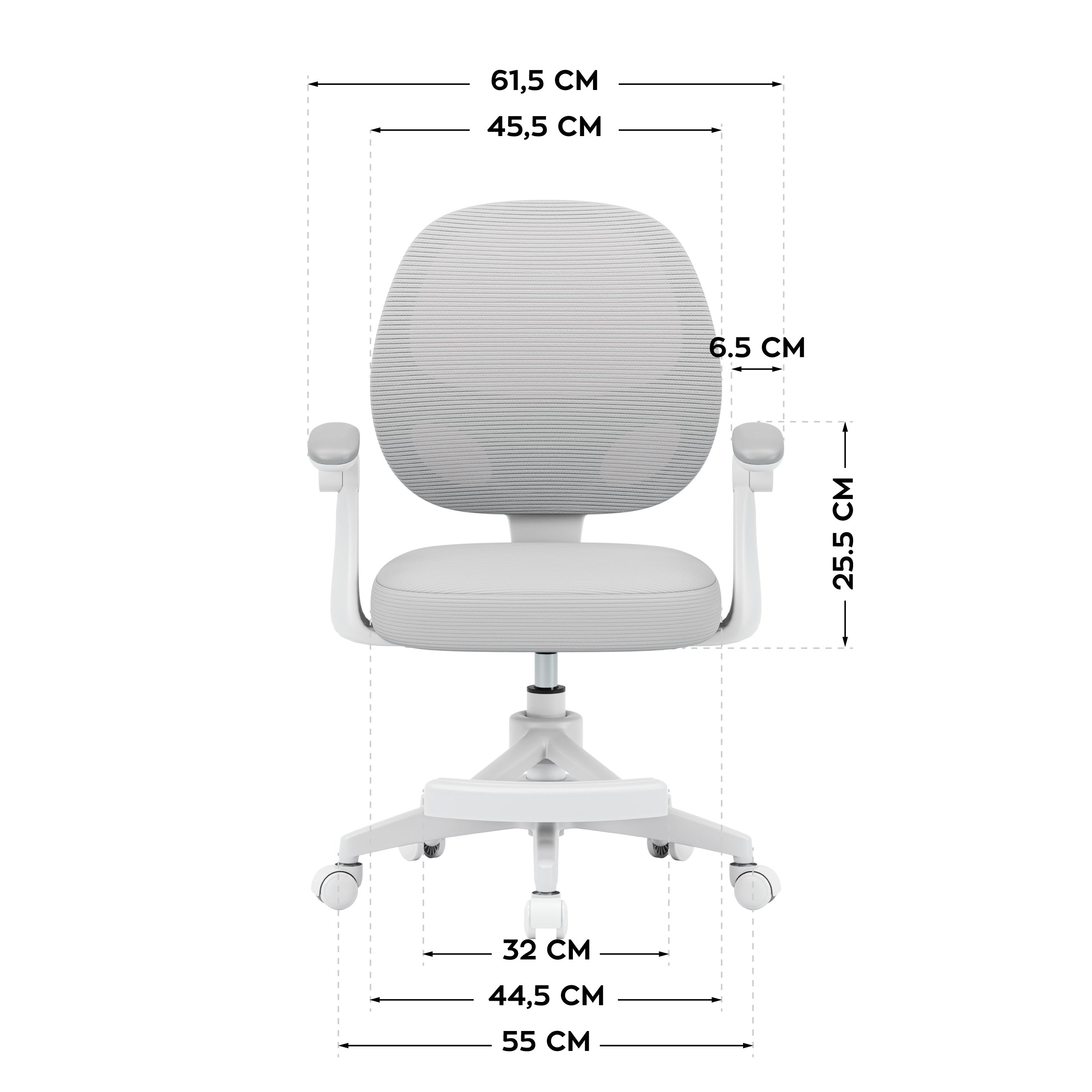 Dětské otočné křeslo Mark Adler Junior 3.1 Grey