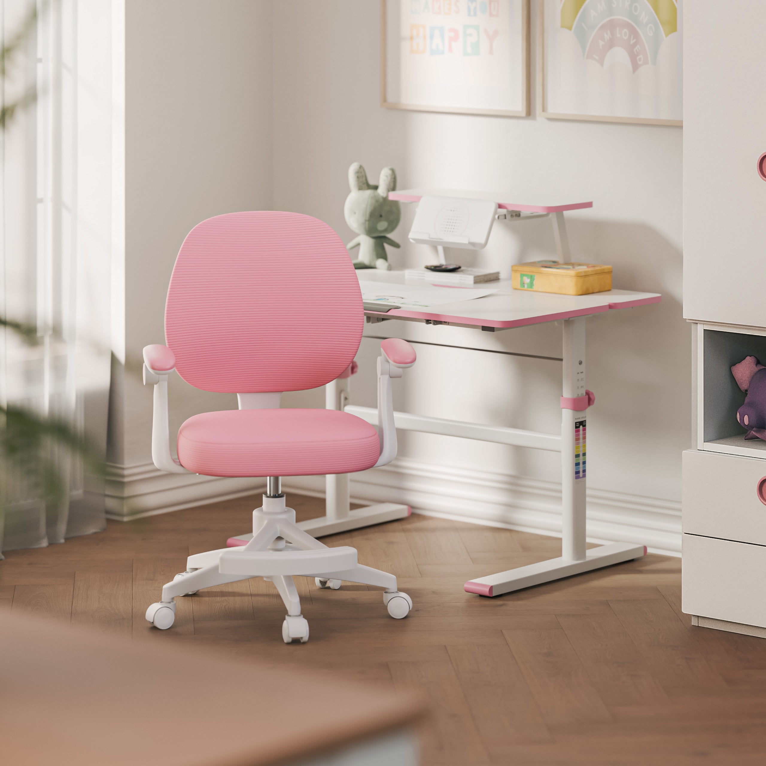 Dětská otočná židle Mark Adler Junior 3.1 Pink
