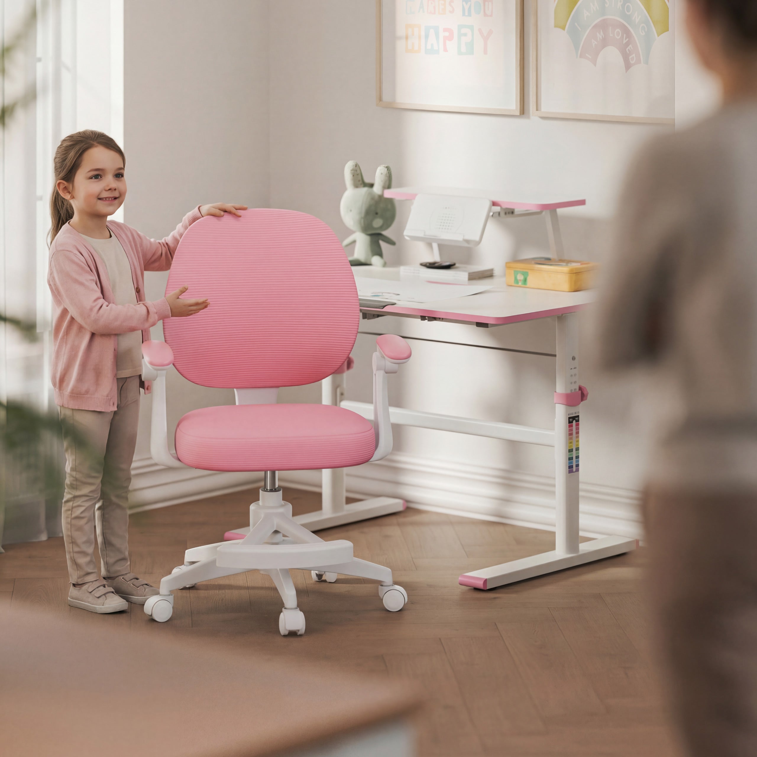 Dětská otočná židle Mark Adler Junior 3.1 Pink