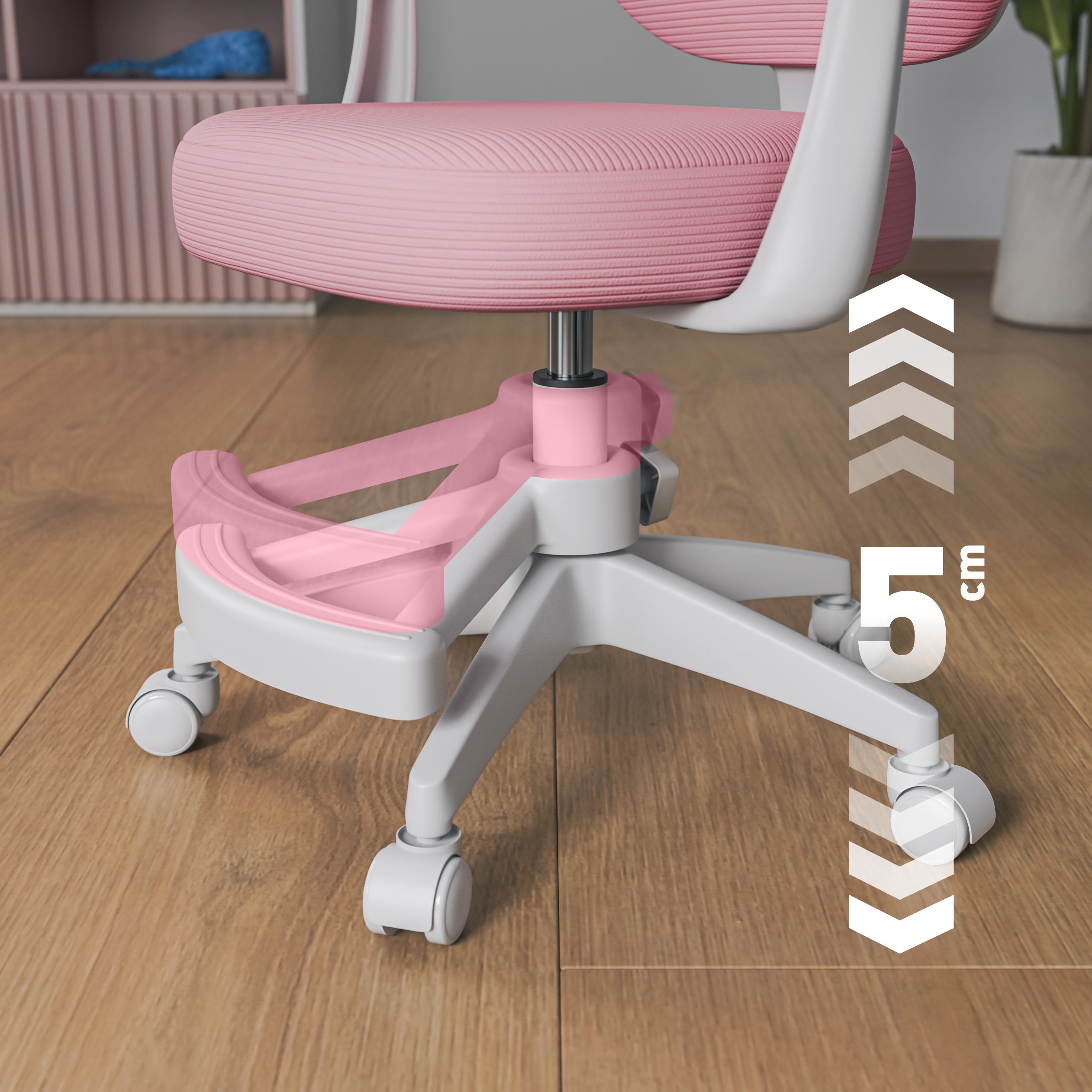 Dětská otočná židle Mark Adler Junior 3.1 Pink