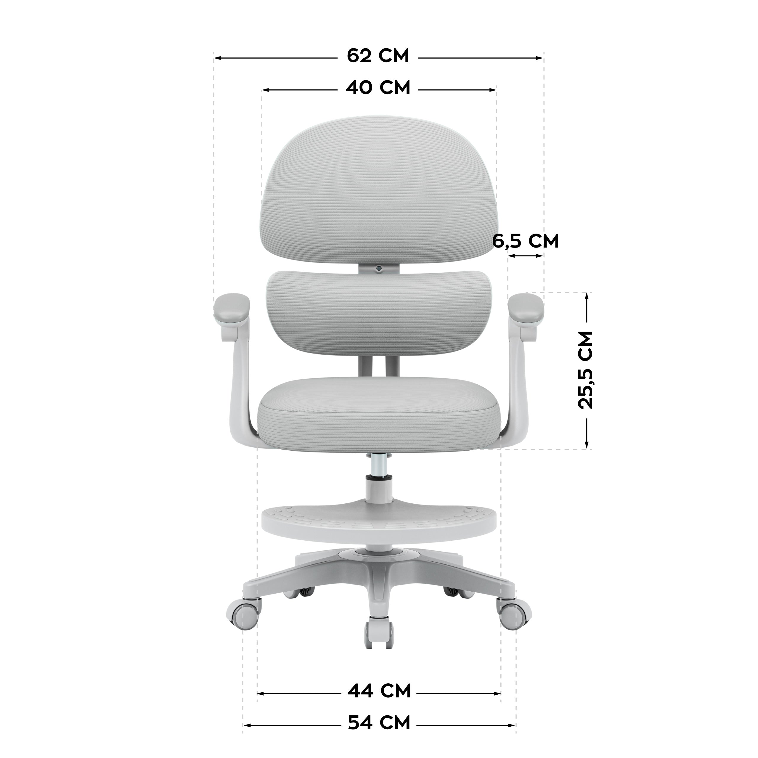 Dětské ergonomické křeslo Mark Adler Junior 4.4 Grey