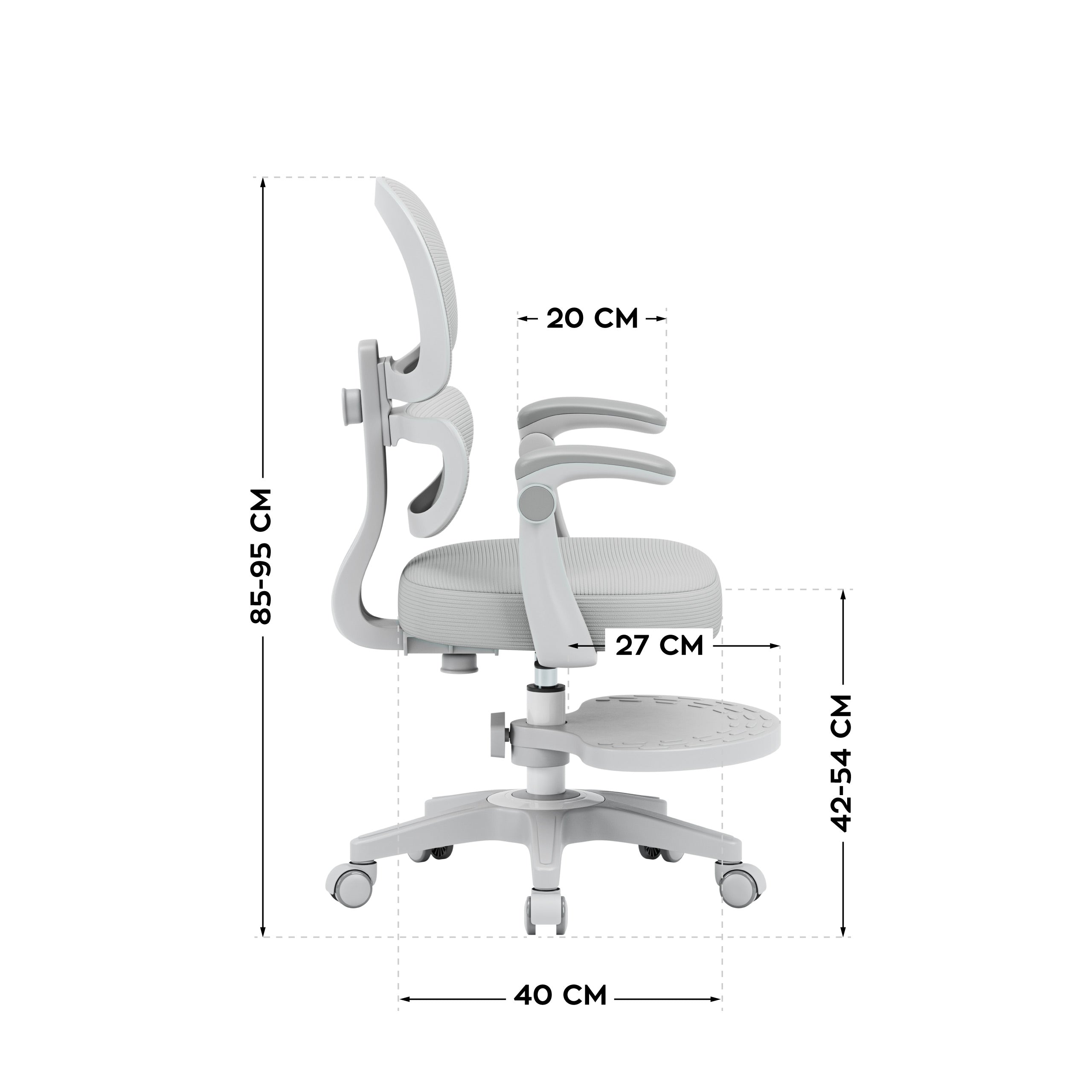 Dětské ergonomické křeslo Mark Adler Junior 4.4 Grey
