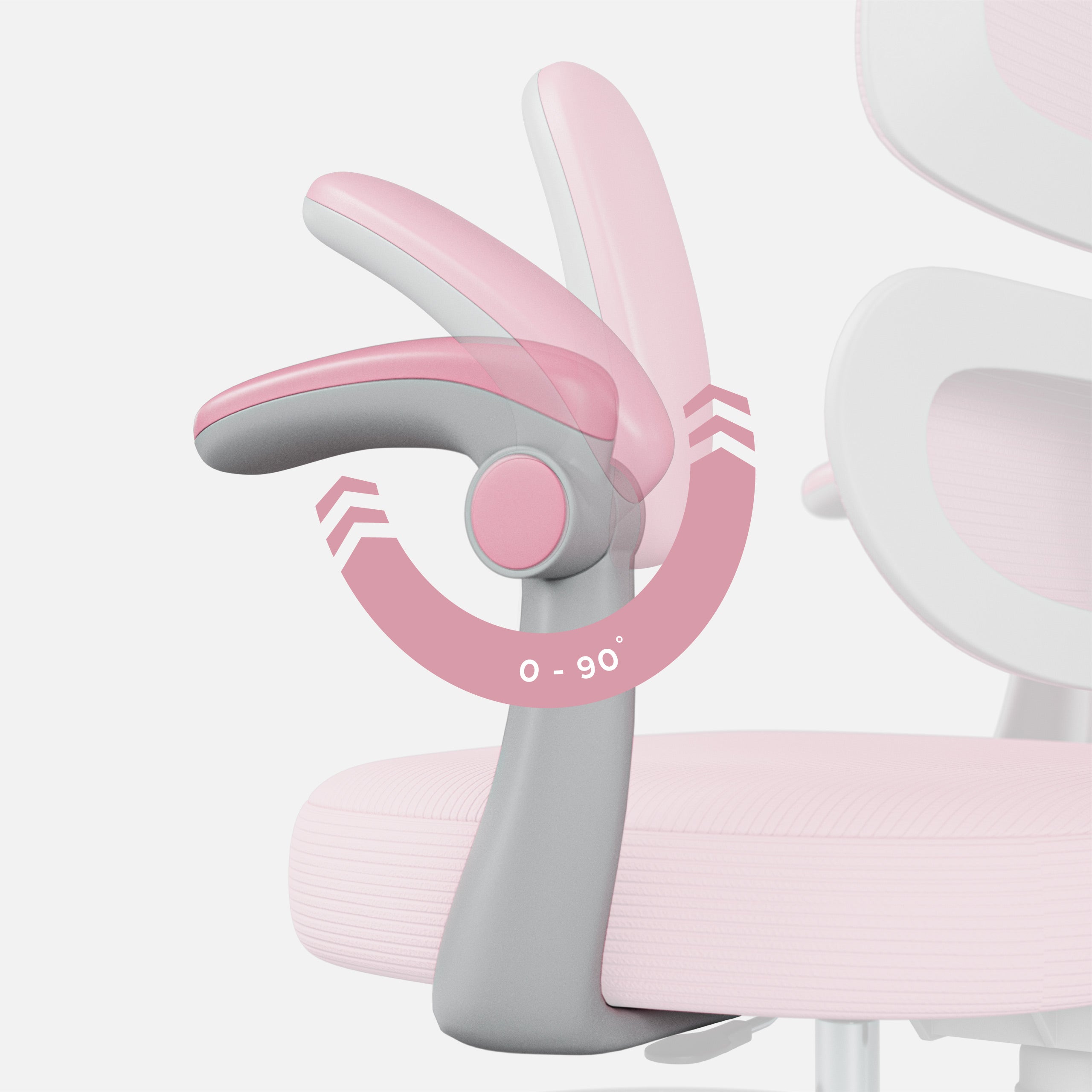 Dětské ergonomické křeslo Mark Adler Junior 4.4 růžové