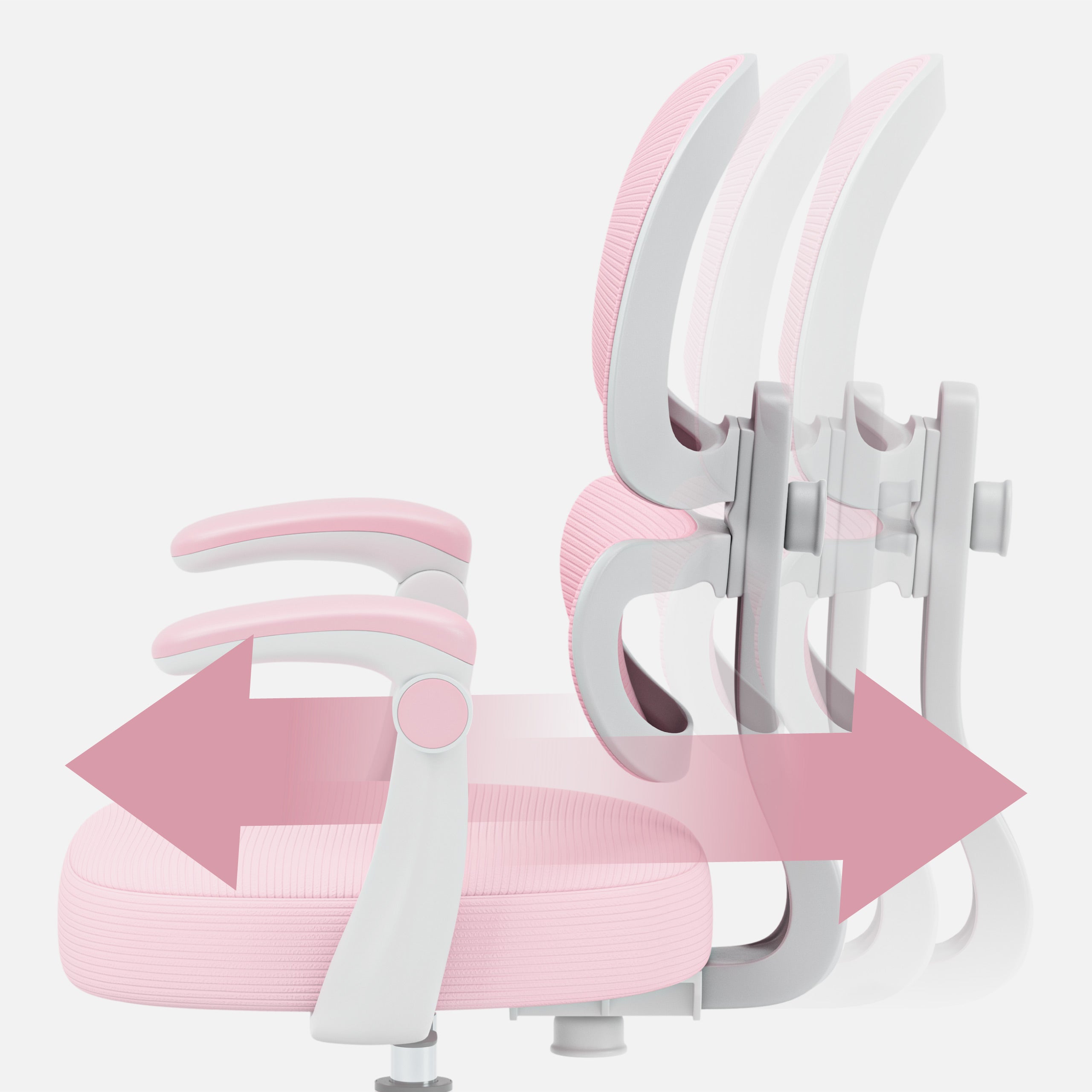 Dětské ergonomické křeslo Mark Adler Junior 4.4 růžové