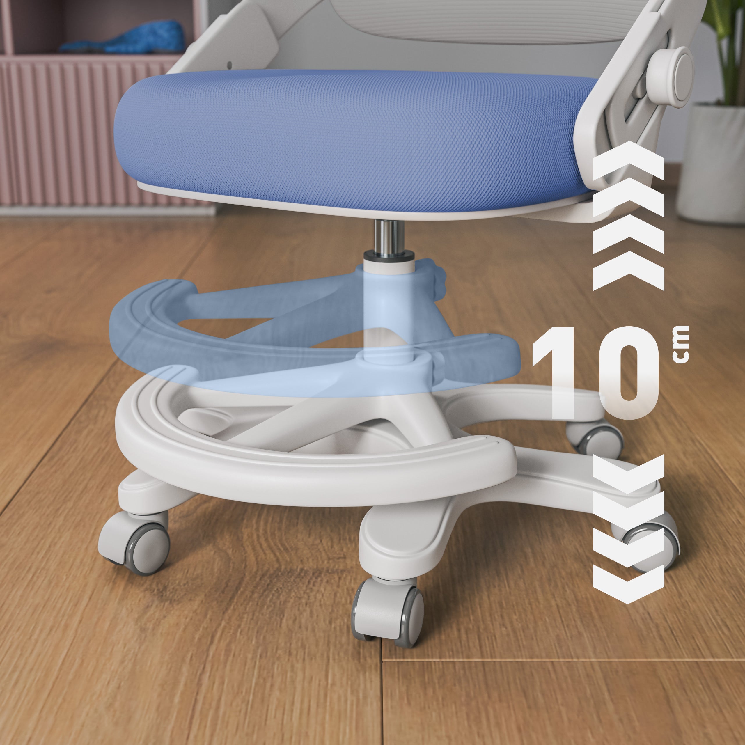 Dětská kancelářská židle Mark Adler Junior 4.3 modrošedá