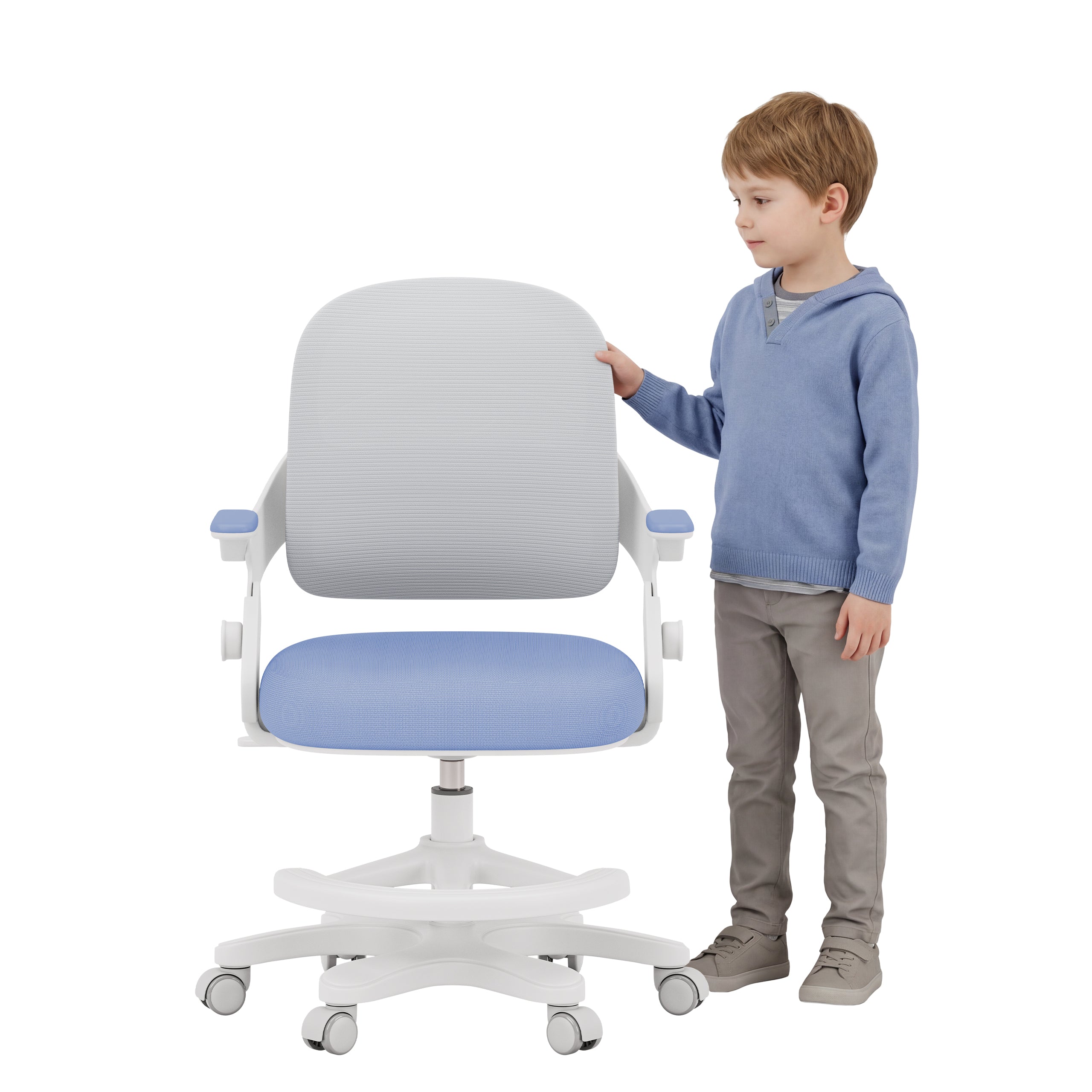 Dětská kancelářská židle Mark Adler Junior 4.3 modrošedá