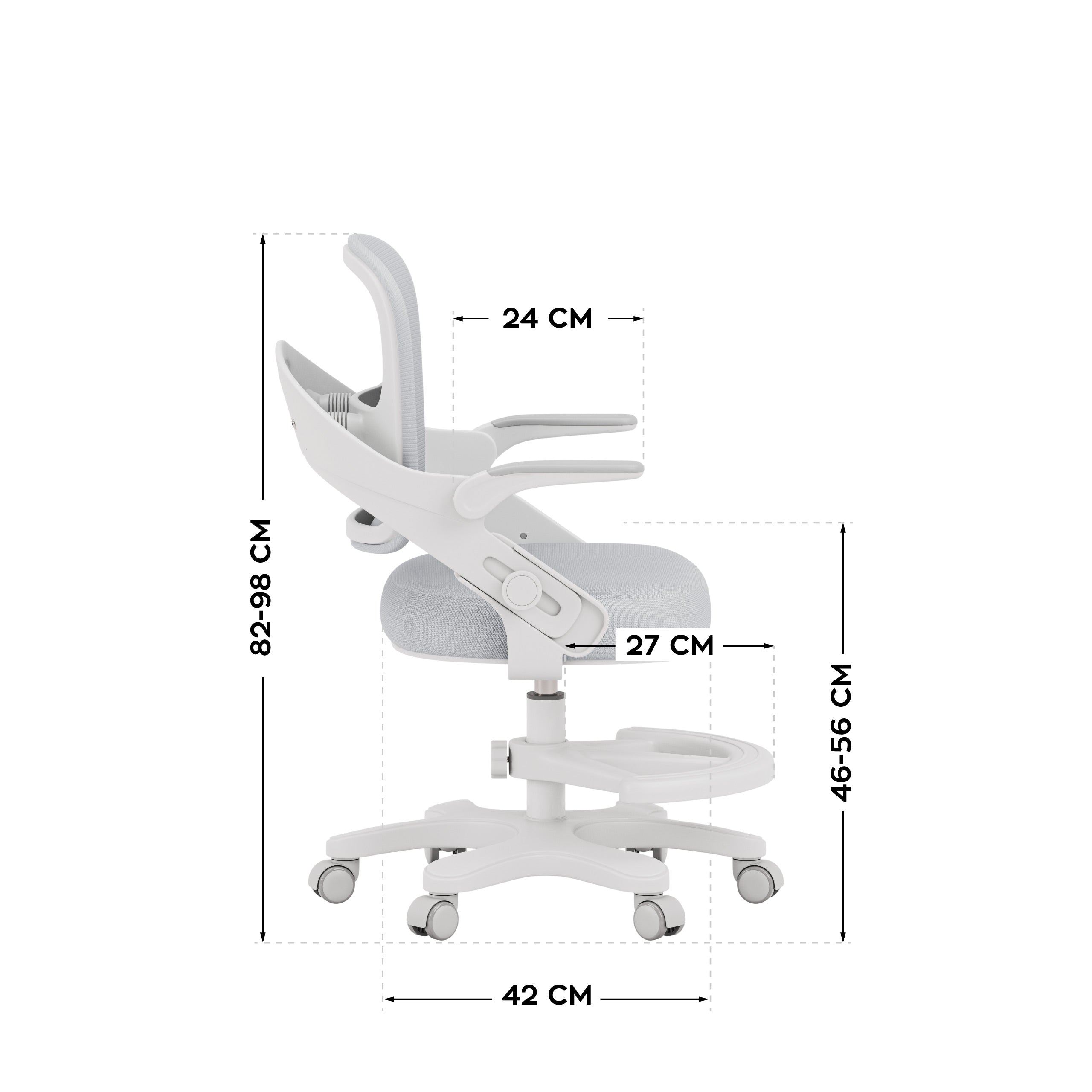 Dětské kancelářské křeslo Mark Adler Junior 4.3 Grey