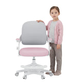 Dětské kancelářské křeslo Mark Adler Junior 4.3 růžovo-šedé