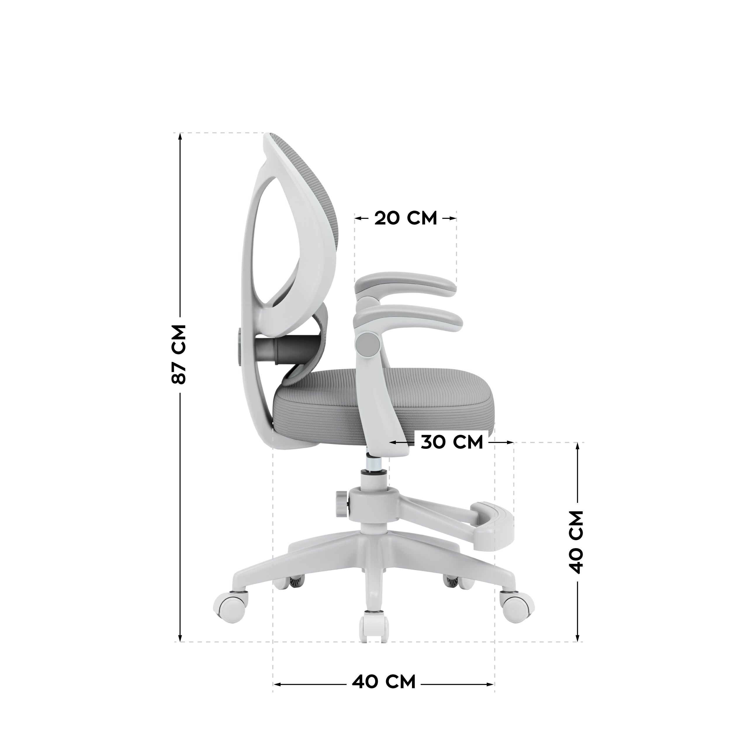 Nastavitelná dětská židle Mark Adler Junior 4.5 Grey