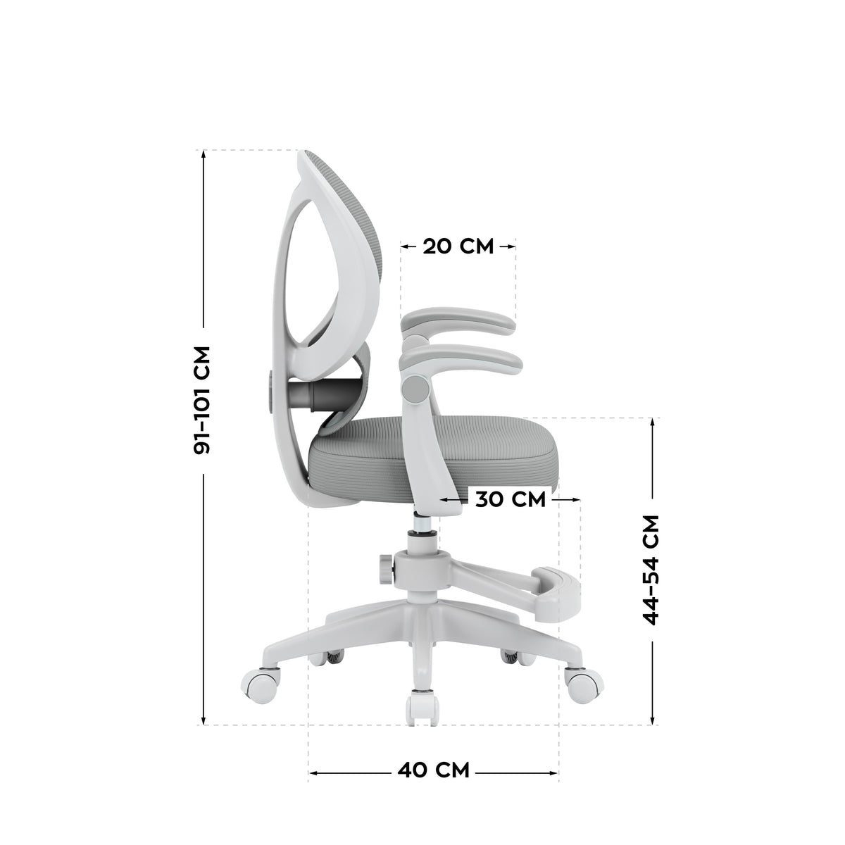 Nastavitelná dětská židle Mark Adler Junior 4.5 Grey