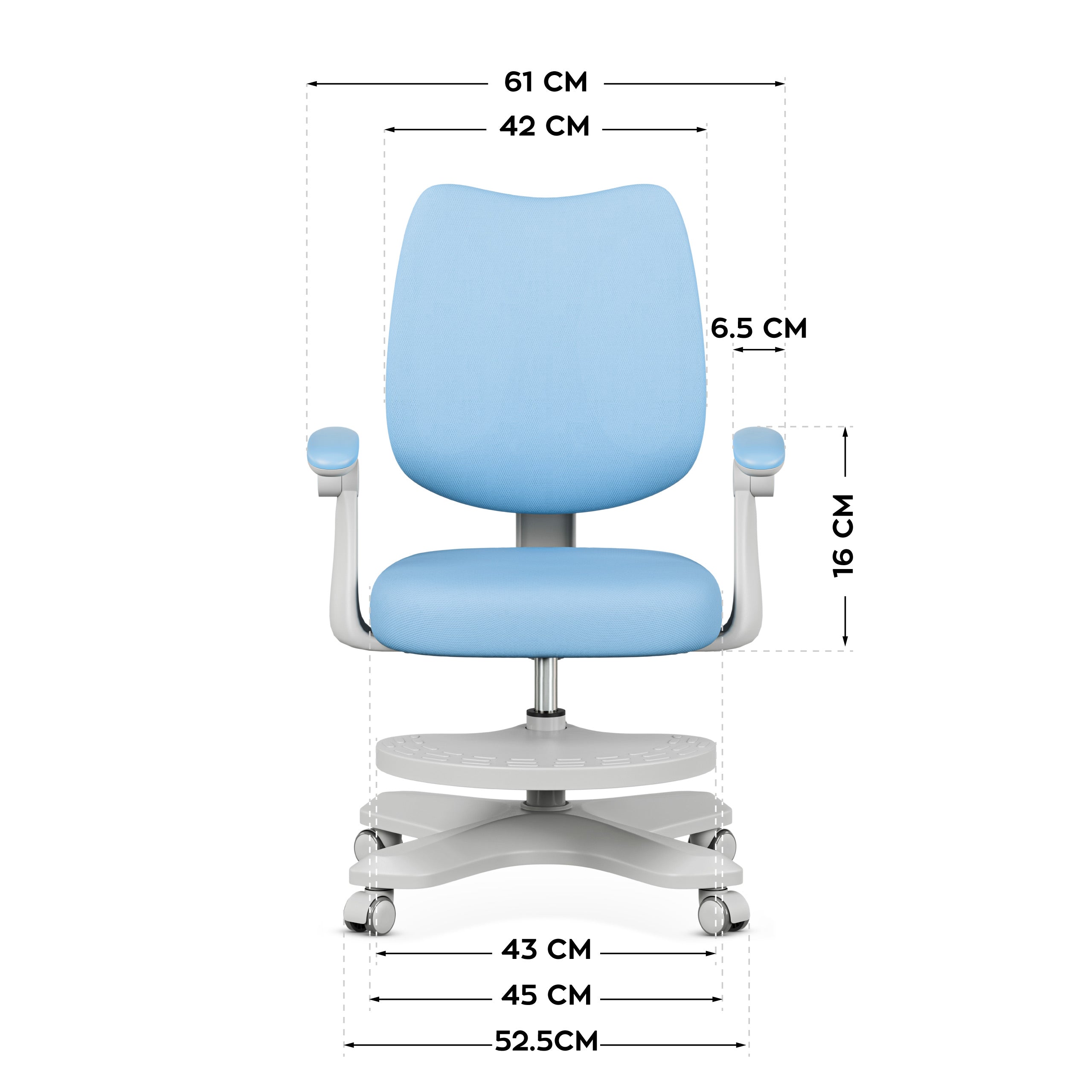 Ergonomická židle pro děti Mark Adler Junior 4.6 Blue