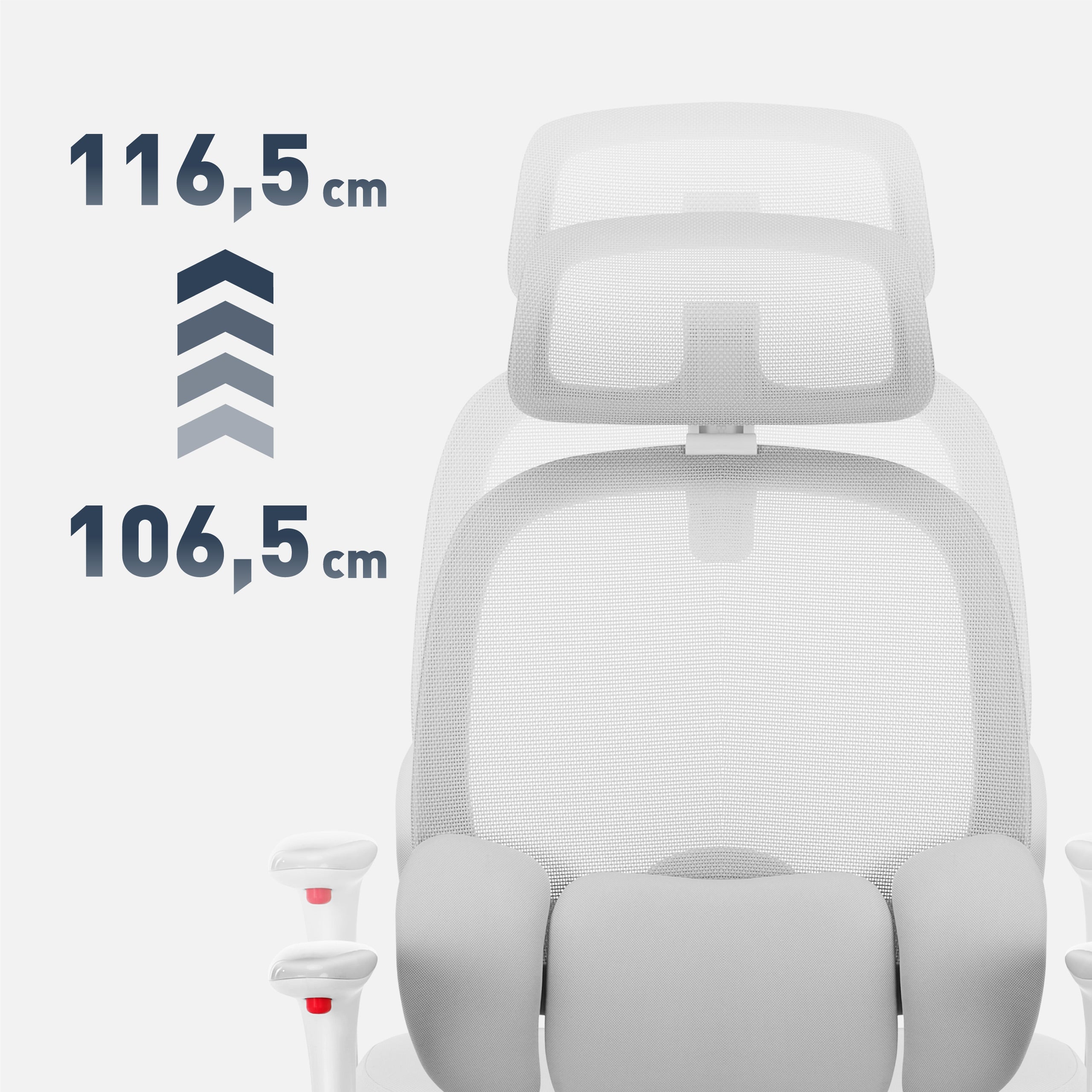 Nastavitelná výška - perfektní přizpůsobení vašemu stolu