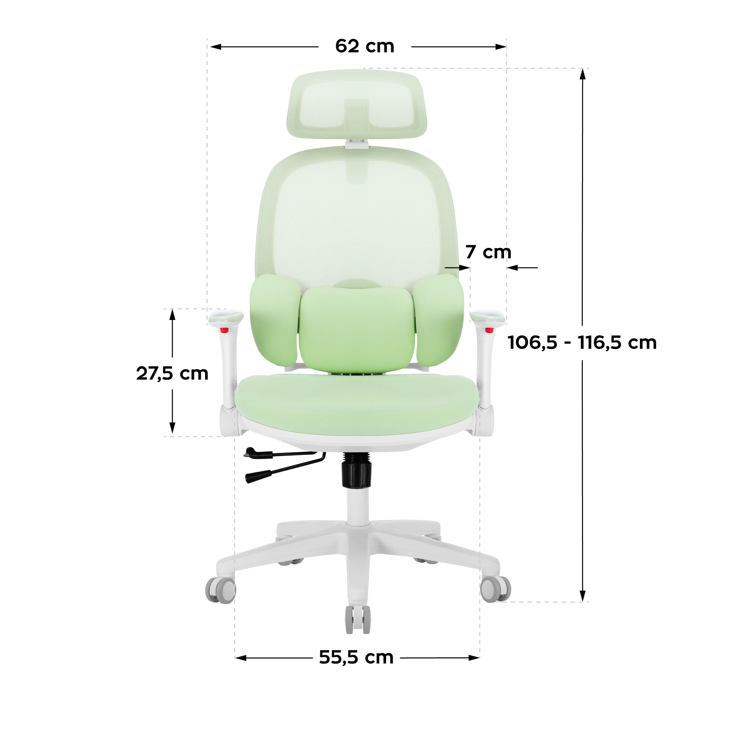 Ergonomická židle pro děti Mark Adler Junior 6.3 Green