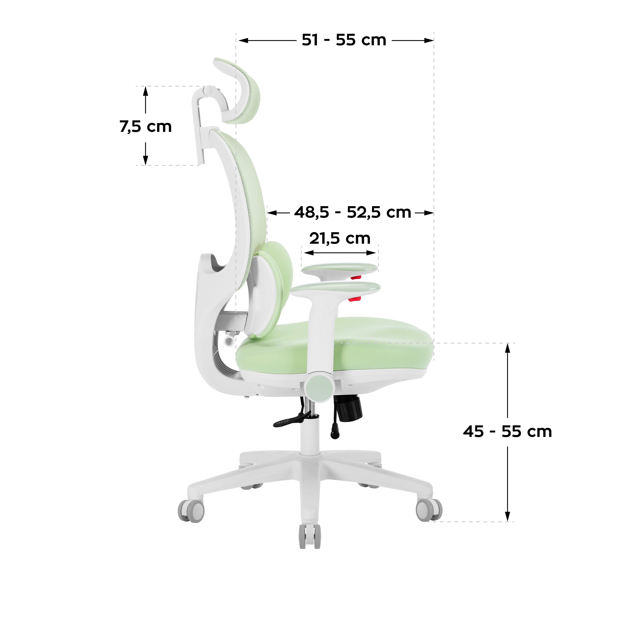 Ergonomická židle pro děti Mark Adler Junior 6.3 Green