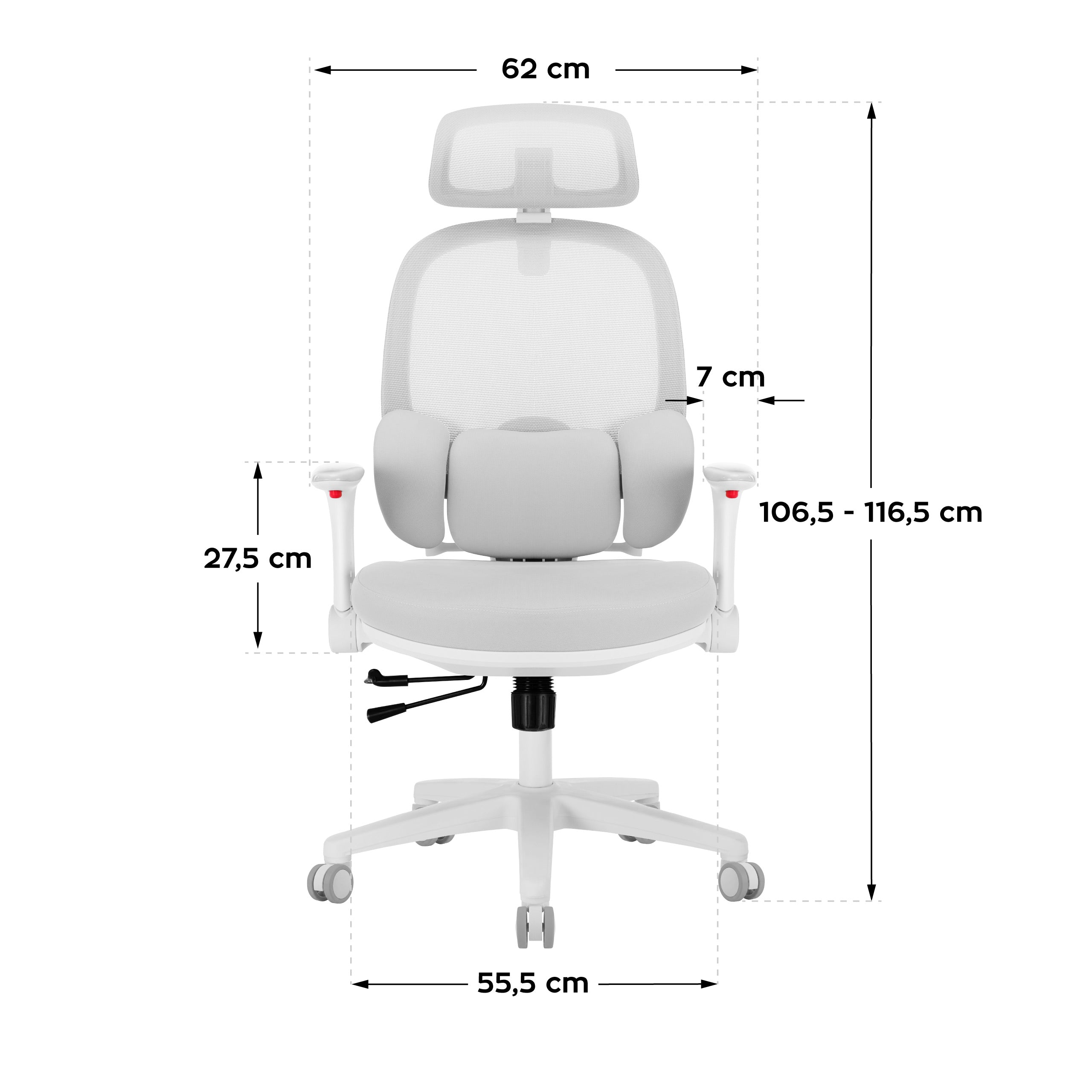 Ergonomická židle pro děti Mark Adler Junior 6.3 Grey