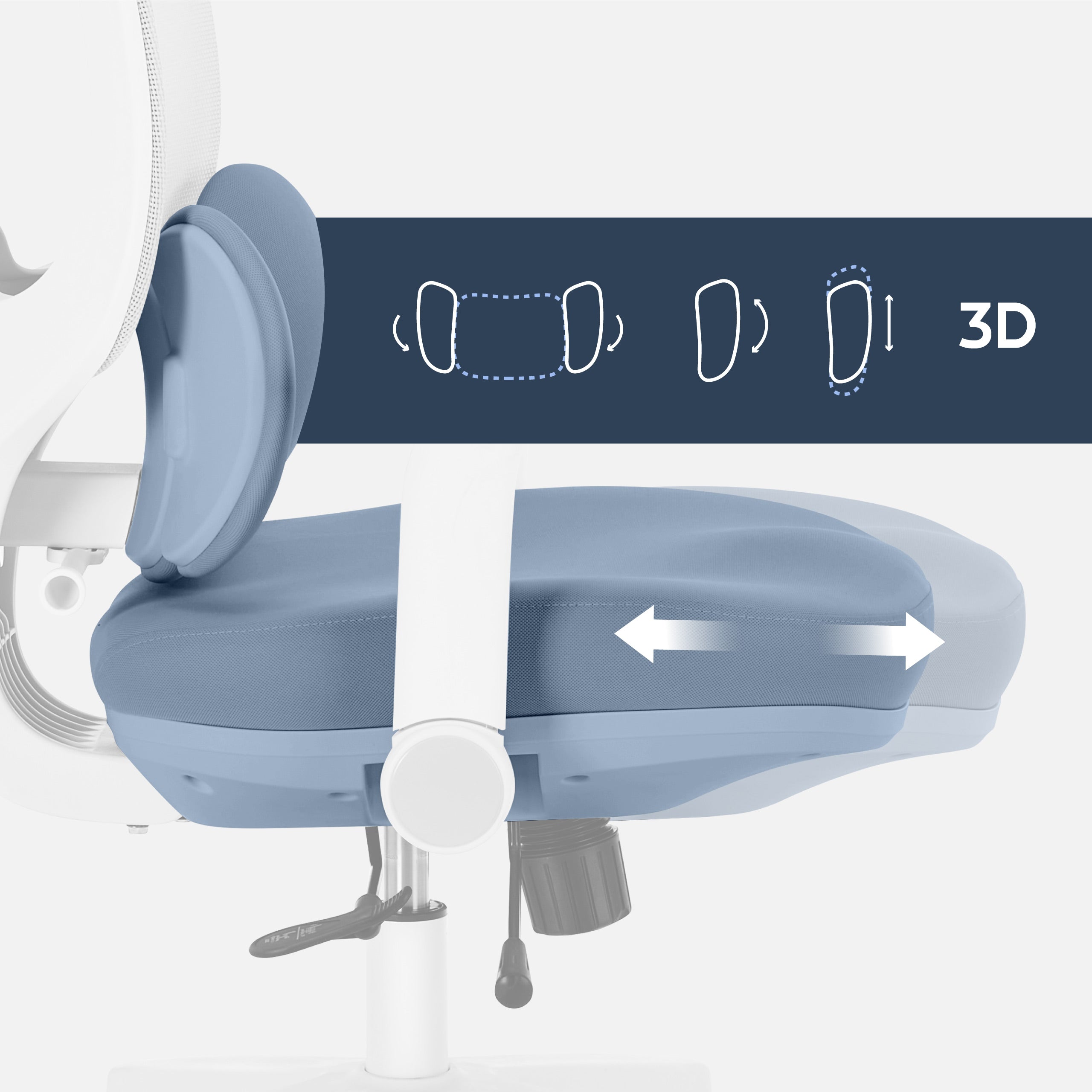 Ergonomická židle pro děti Mark Adler Junior 6.3 Grey