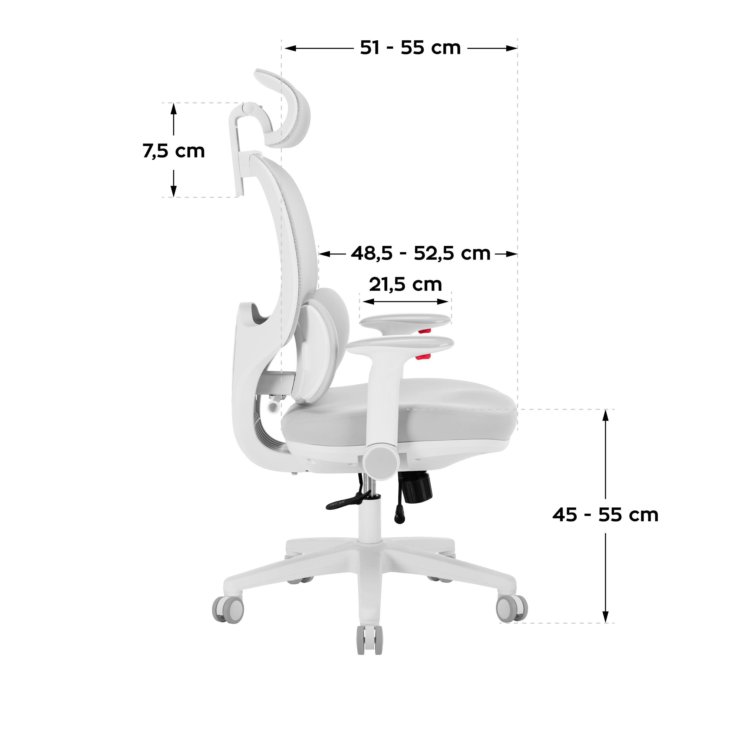 Ergonomická židle pro děti Mark Adler Junior 6.3 Grey