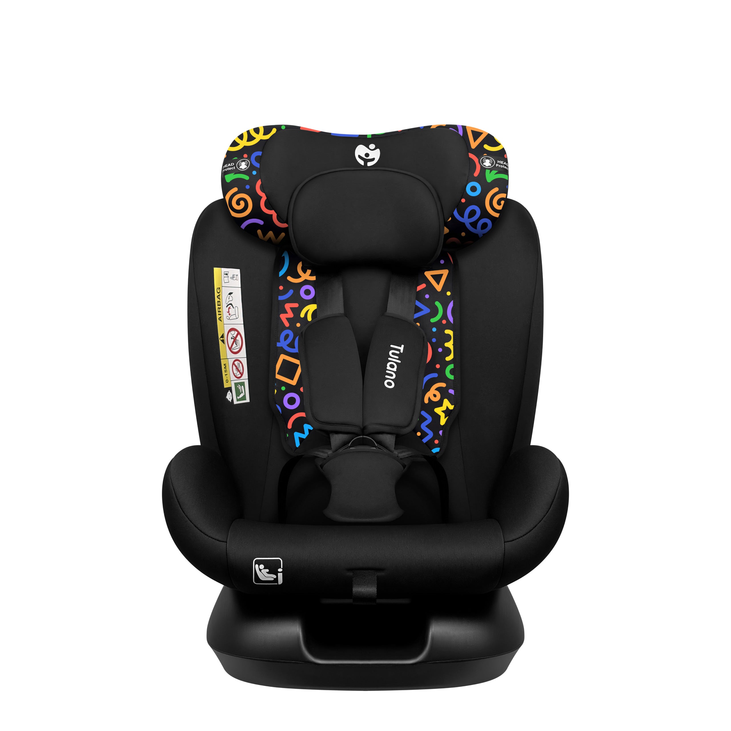 Dětská autosedačka Tulano Loom 15 Black Loco