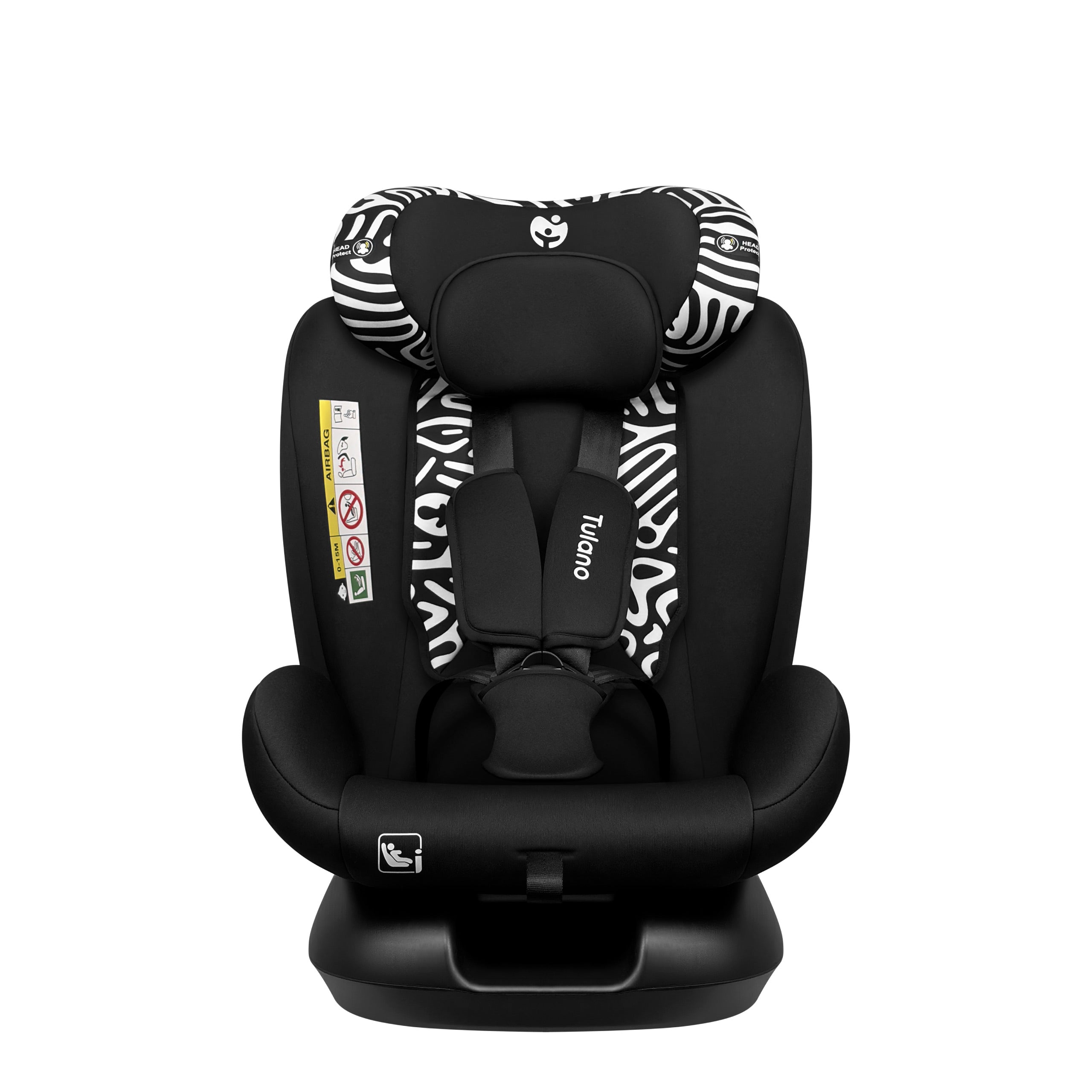 Dětská autosedačka Tulano Loom 15 Black Mono