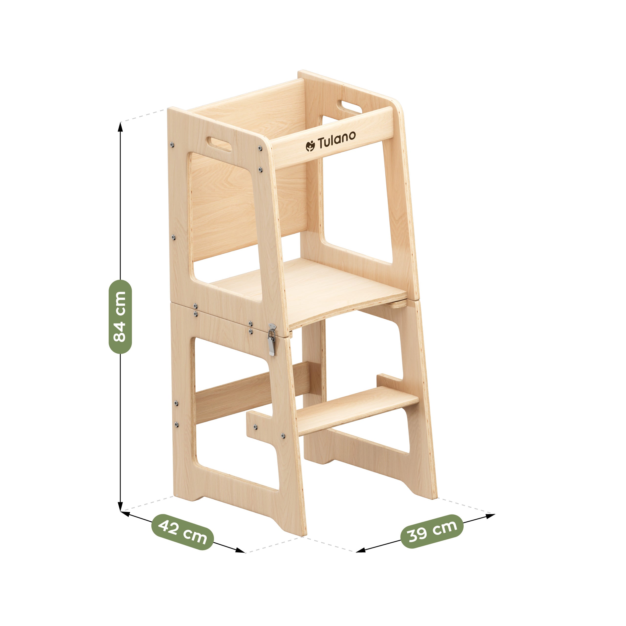 Kuchyňský pomocník s funkcí stoličky Tulano Mooby 35 Natural