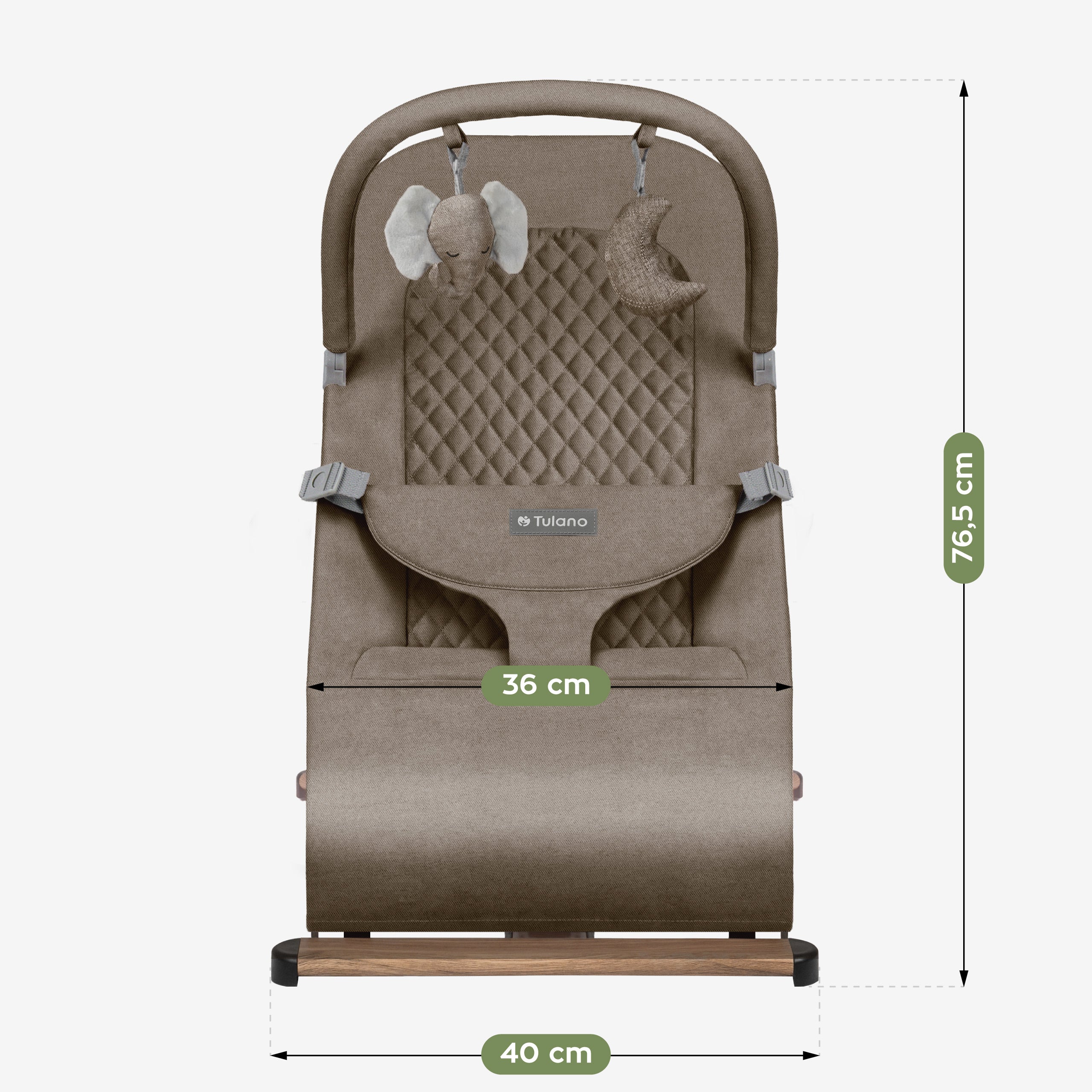 Lehátko houpátko béžové Tulano Moon 30 Beige
