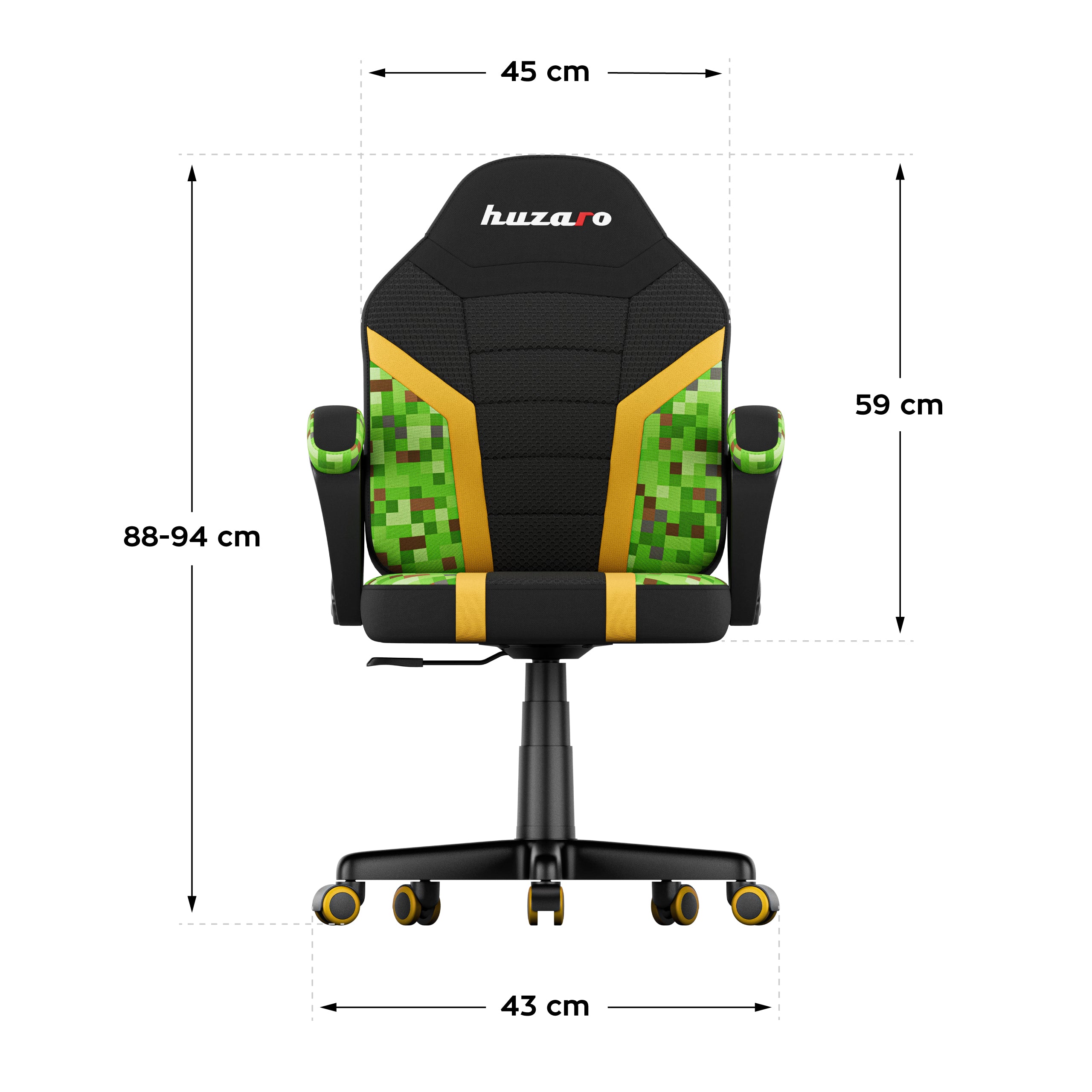 Herní křeslo pro děti HUZARO RANGER 1.0 Pixel Mesh