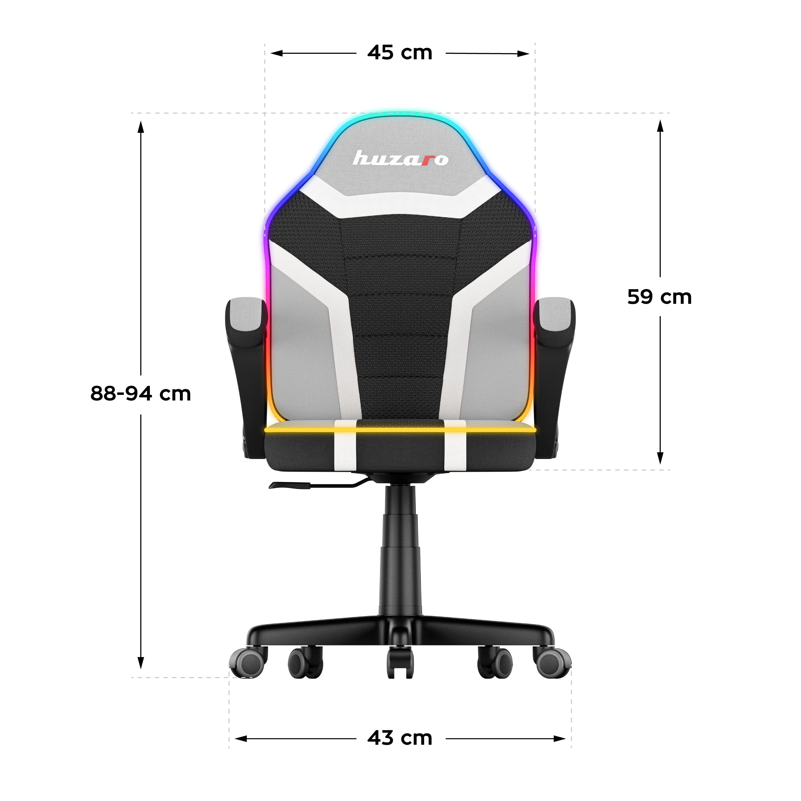 Herní křeslo pro děti Huzaro Ranger 1.0 RGB