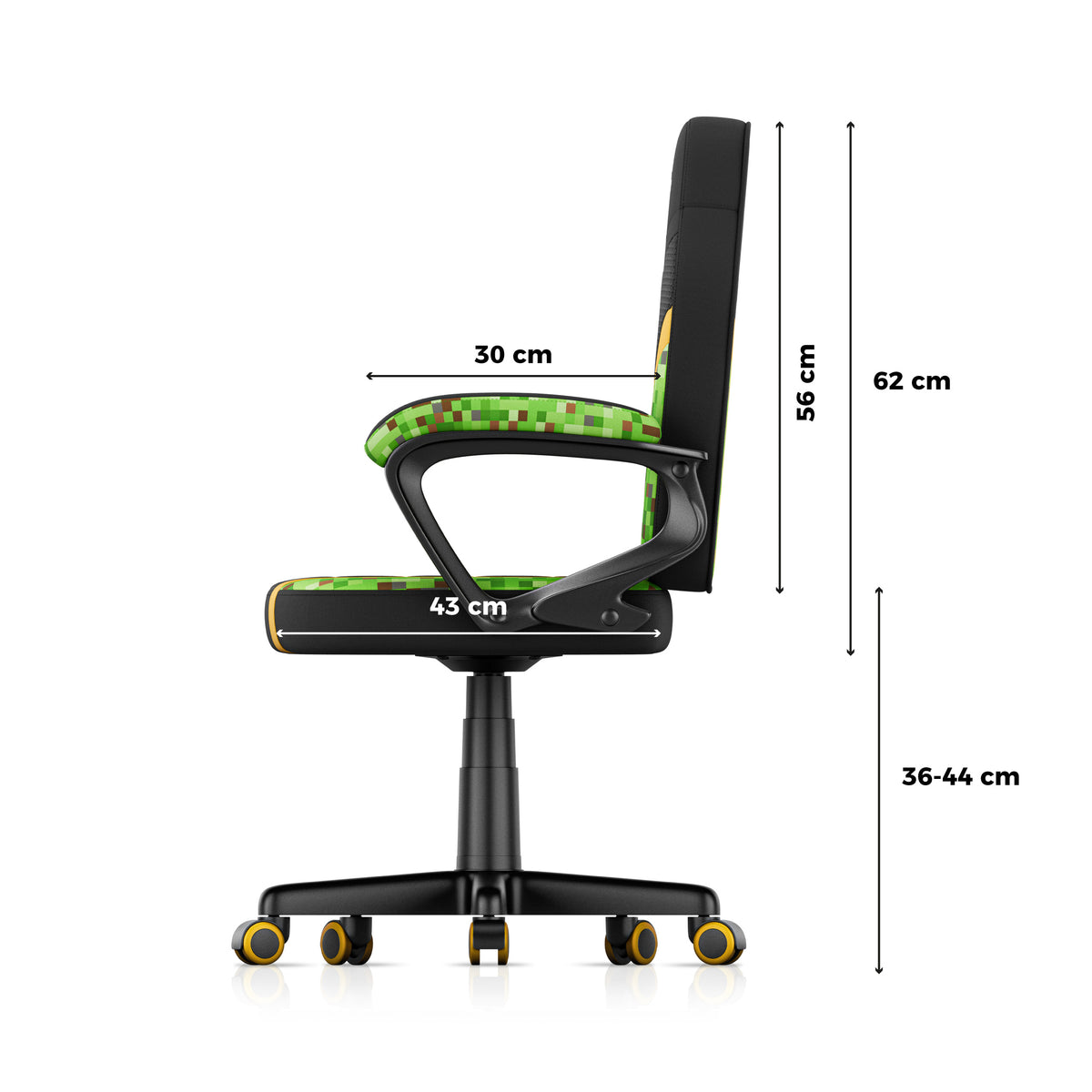 Herní křeslo pro děti HUZARO RANGER 1.0 Pixel Mesh