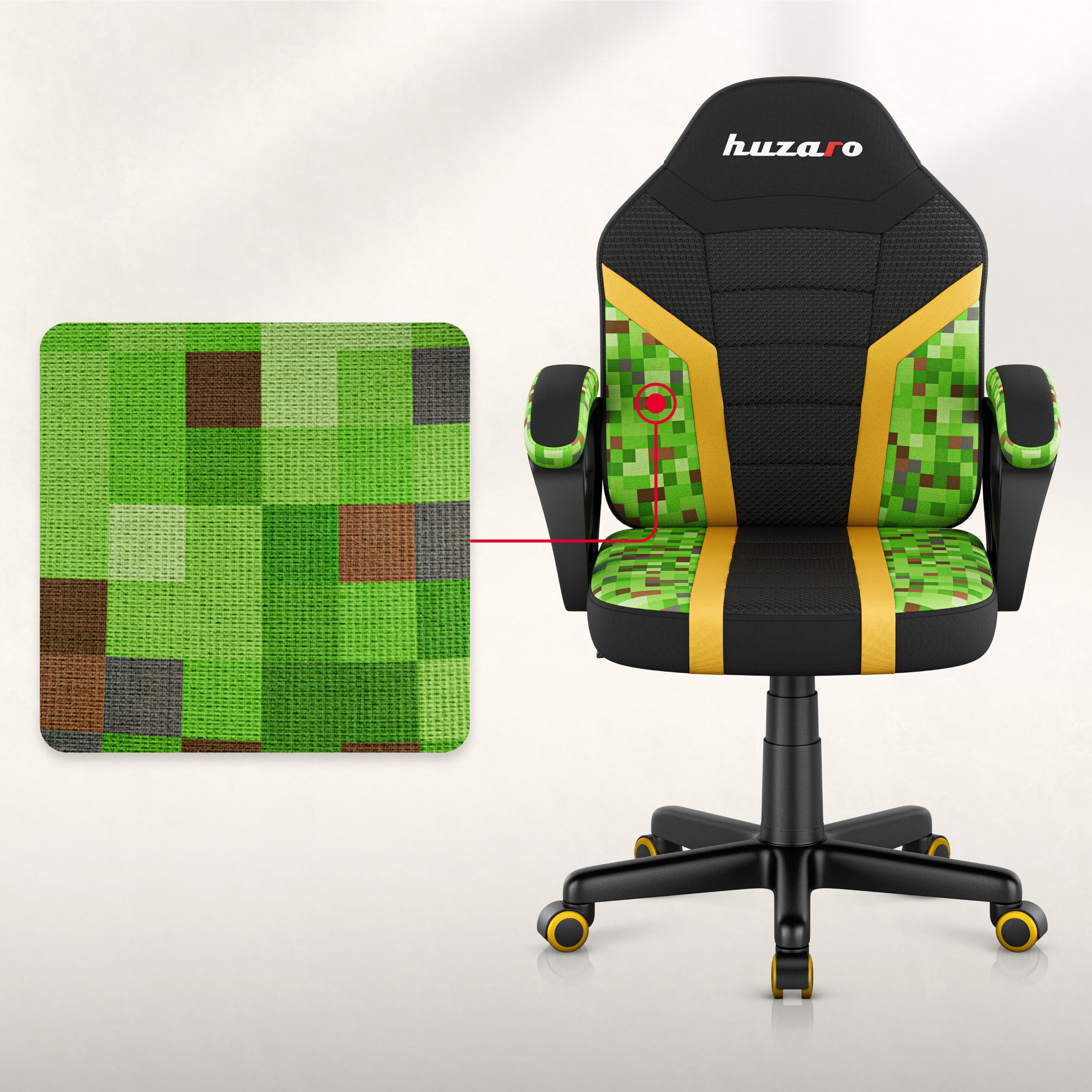 Herní křeslo pro děti HUZARO RANGER 1.0 Pixel Mesh