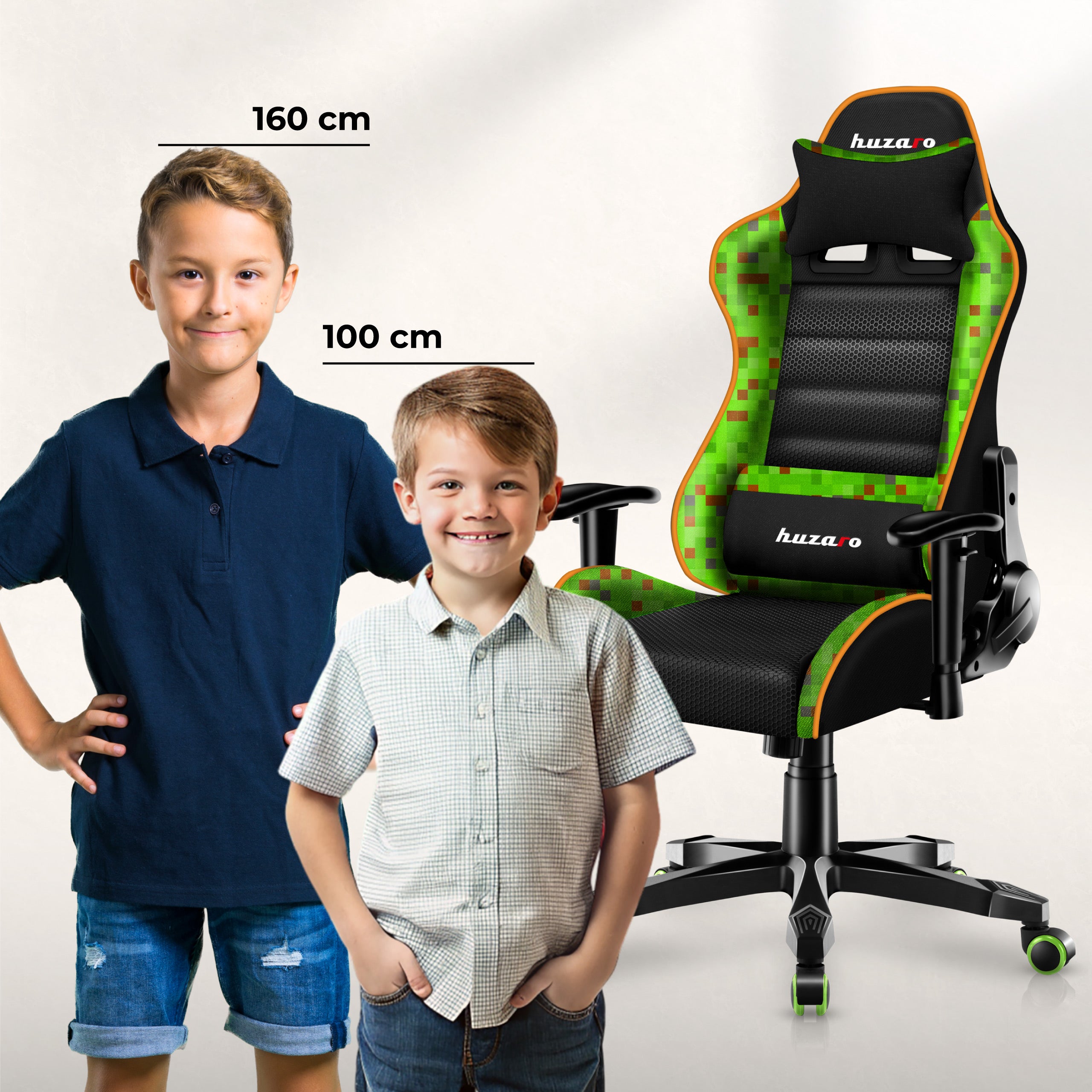 Herní židle pro dítě HUZARO RANGER 6.0 Pixel Mesh