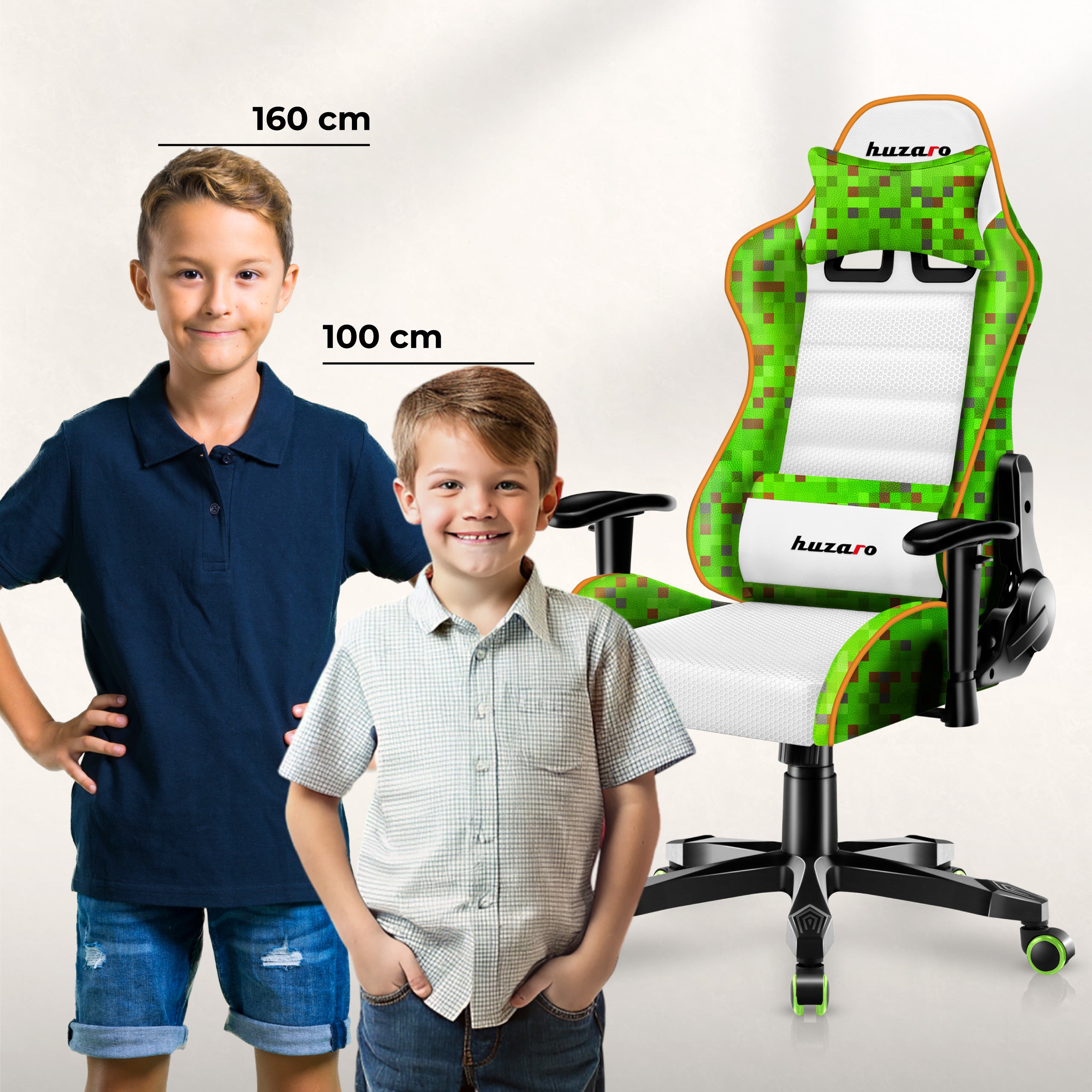 Herní židle pro děti Huzaro Ranger 6.0 Pixel White
