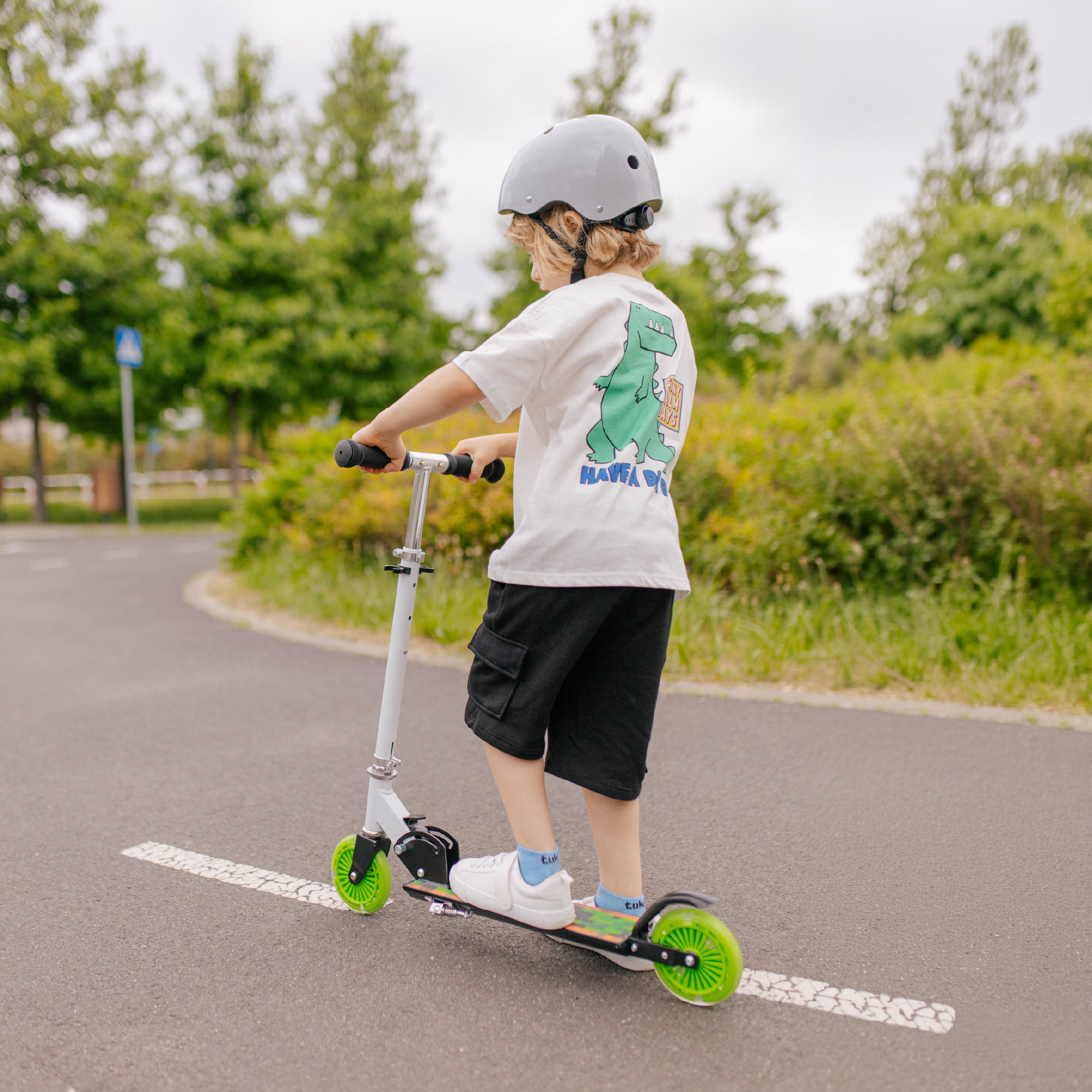 Koloběžka pro děti Tulano Zigzag 35 Green