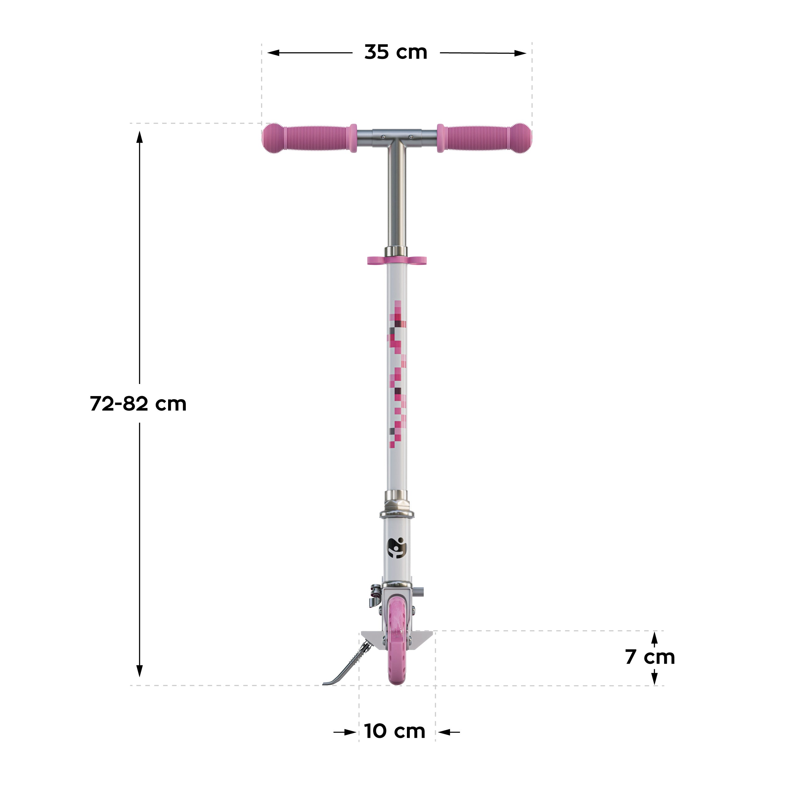 Koloběžka pro děti Tulano Zigzag 35 Pink