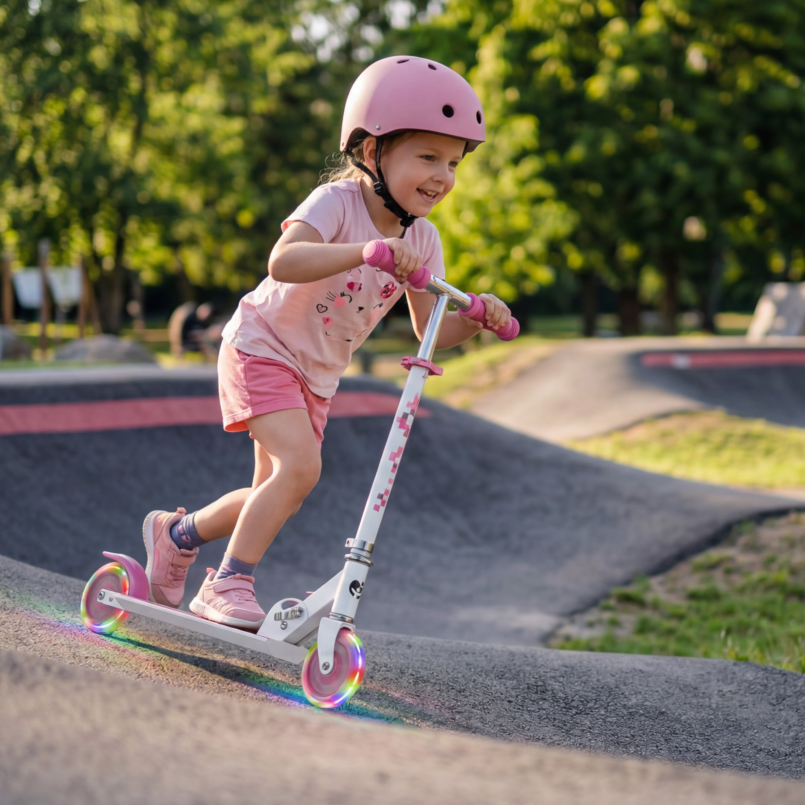 Koloběžka pro děti Tulano Zigzag 35 Pink