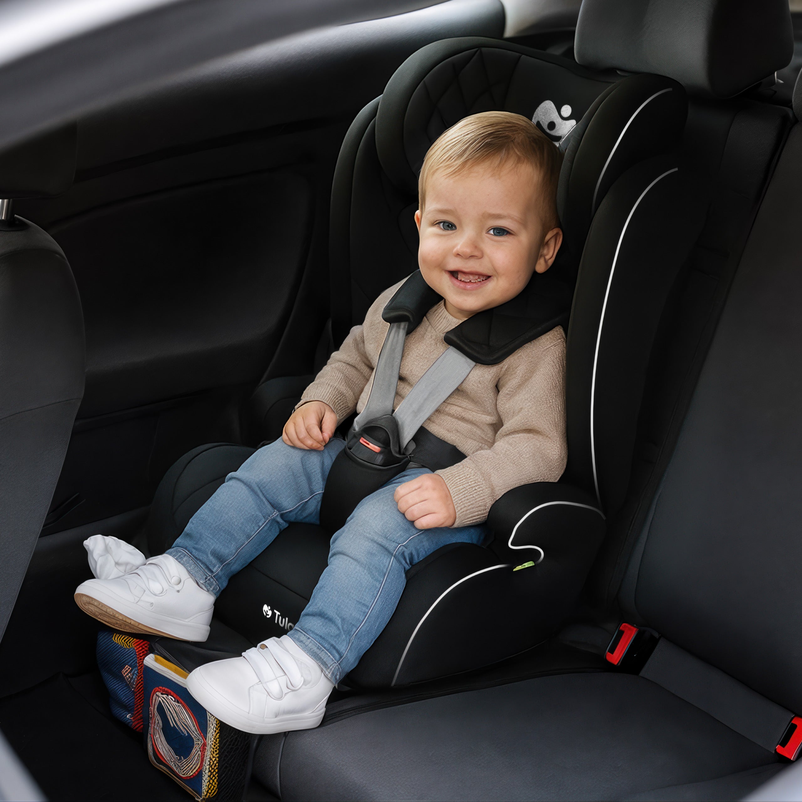 Autosedačka Tulano Zooma 25 Black 76 -150cm I-Size