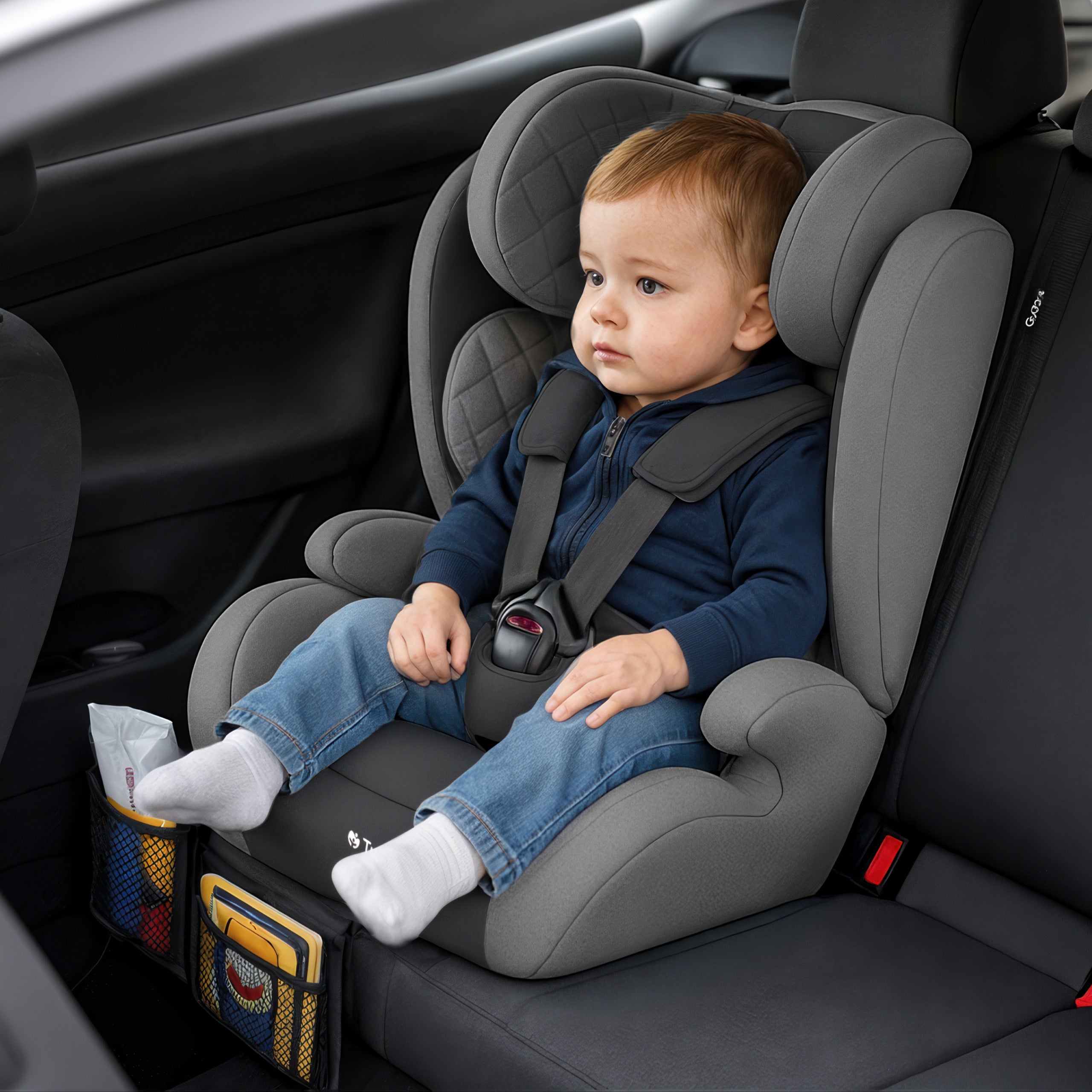 Autosedačka Tulano Zooma 25 Grey - Black 76 -150cm I-Size